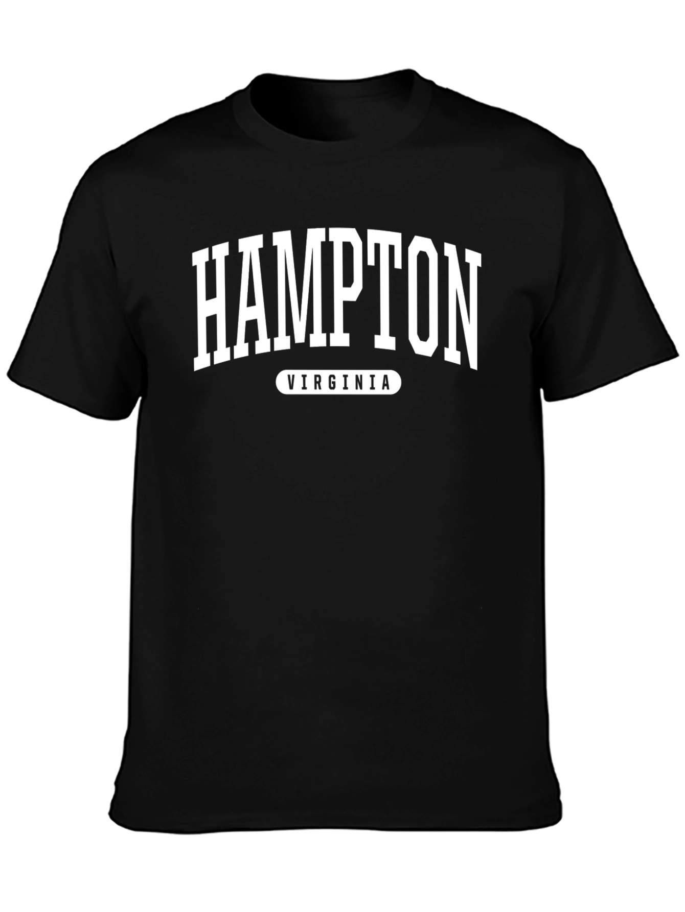 Hampton Virginia T-Shirt Black