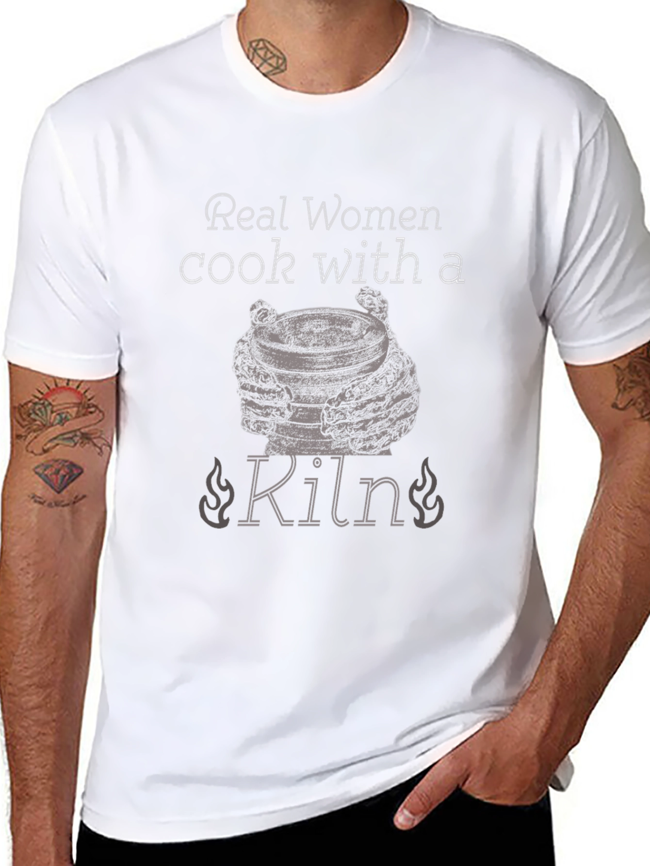 Real Women Cook With a Kiln T-Shirt