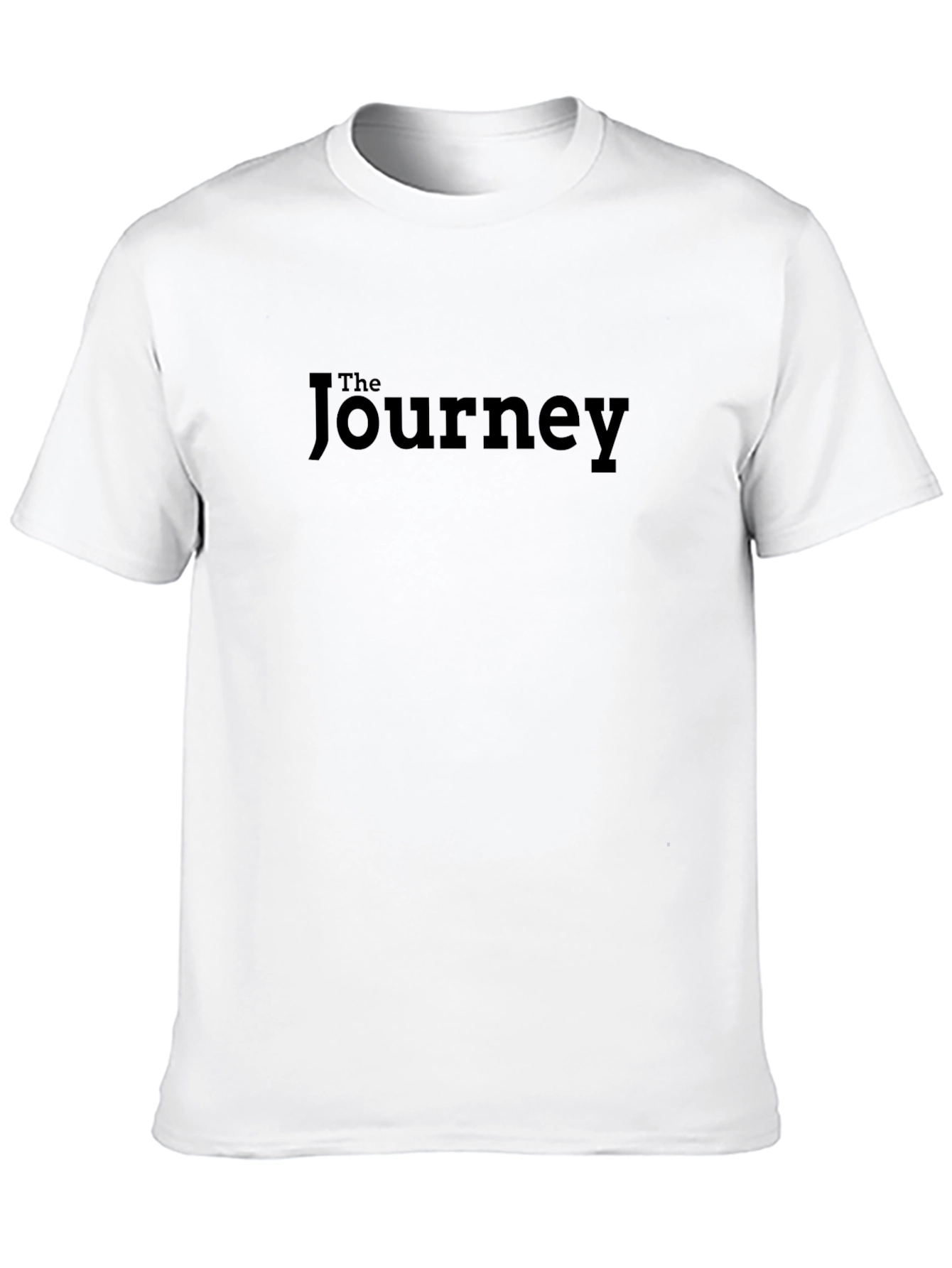 The Journey Black T-Shirt - Comfortable Everyday Wear