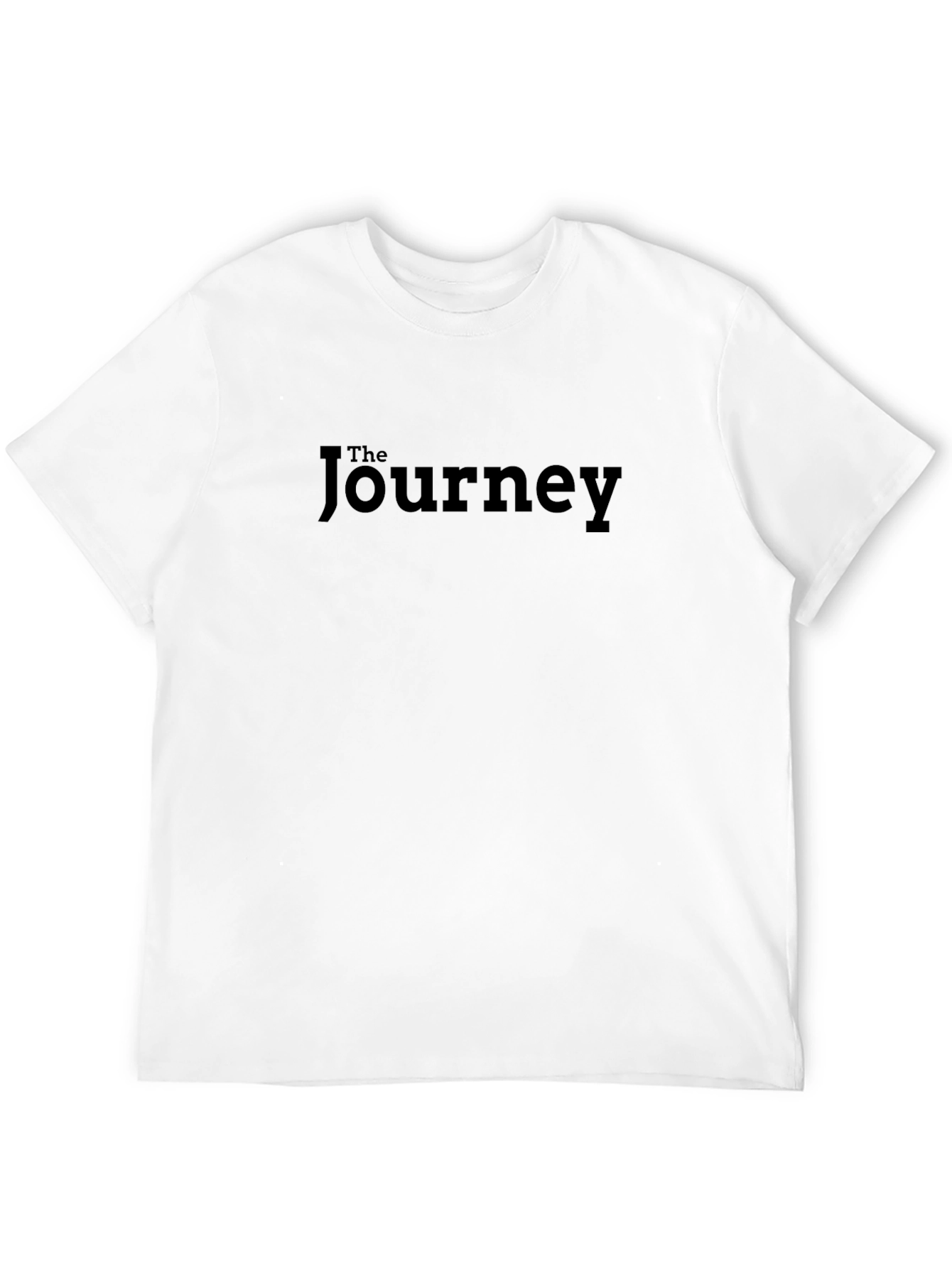 The Journey Black T-Shirt - Comfortable Everyday Wear