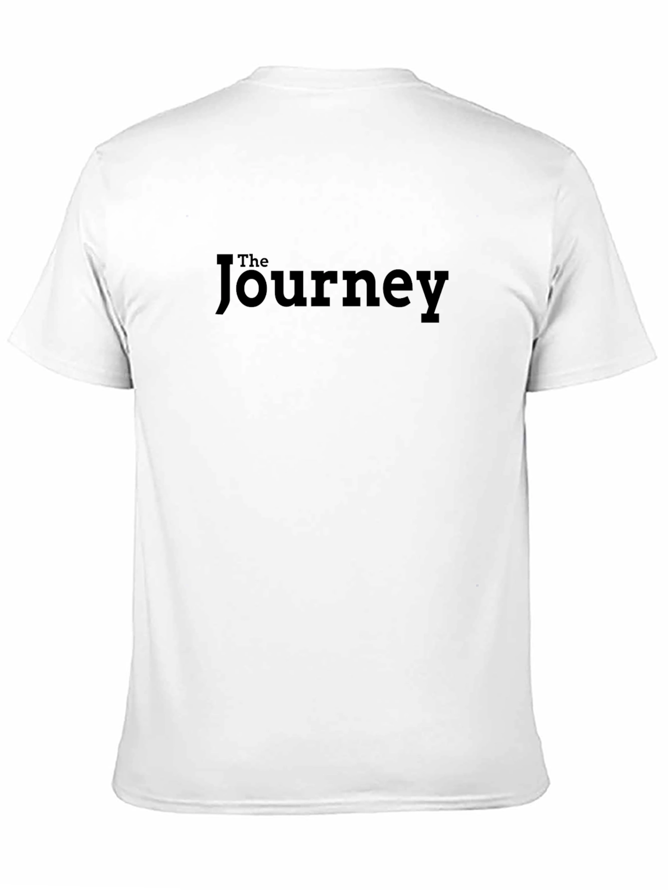The Journey Black T-Shirt - Comfortable Everyday Wear