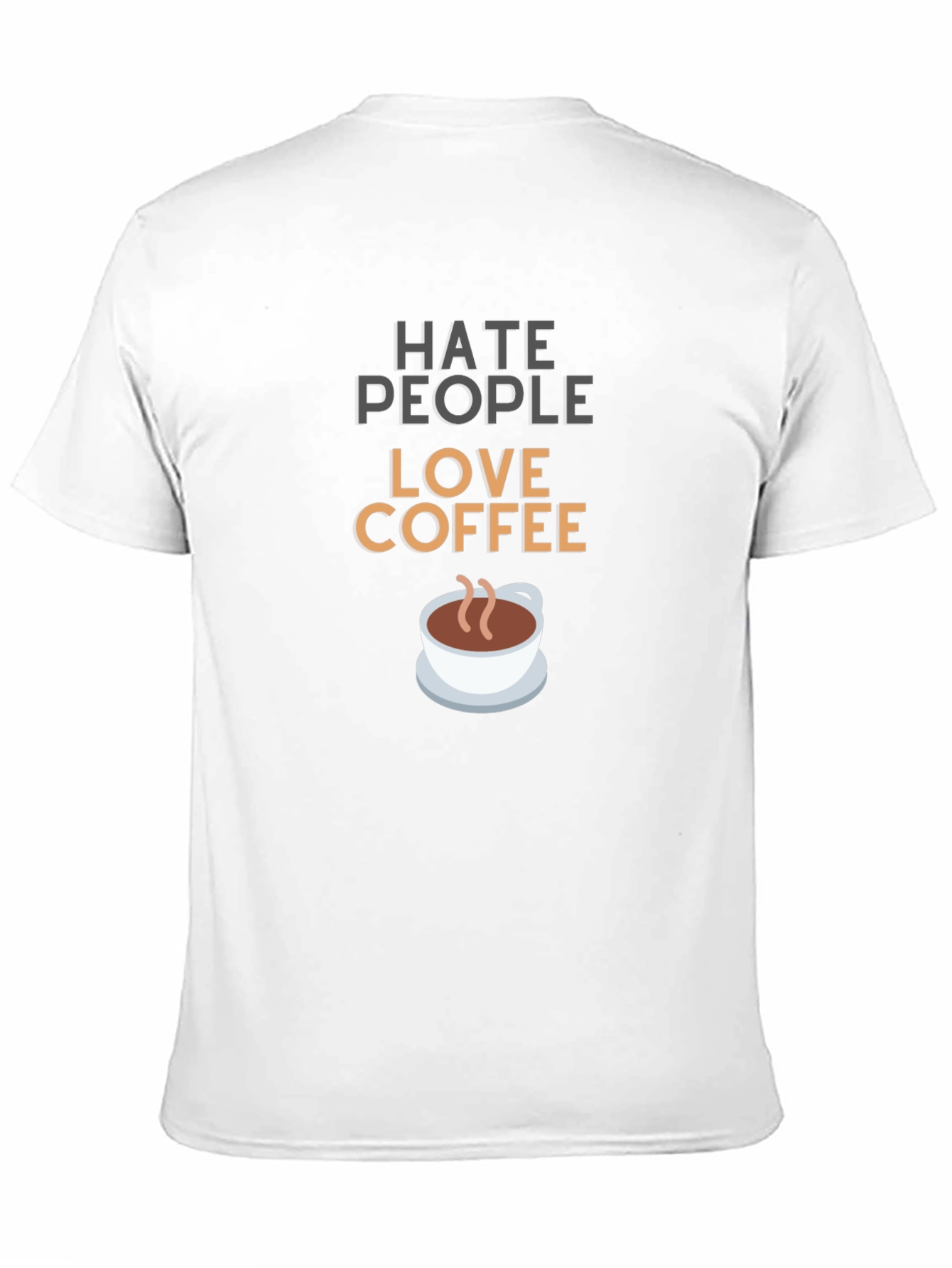 Hate People Love Coffee Graphic T-Shirt