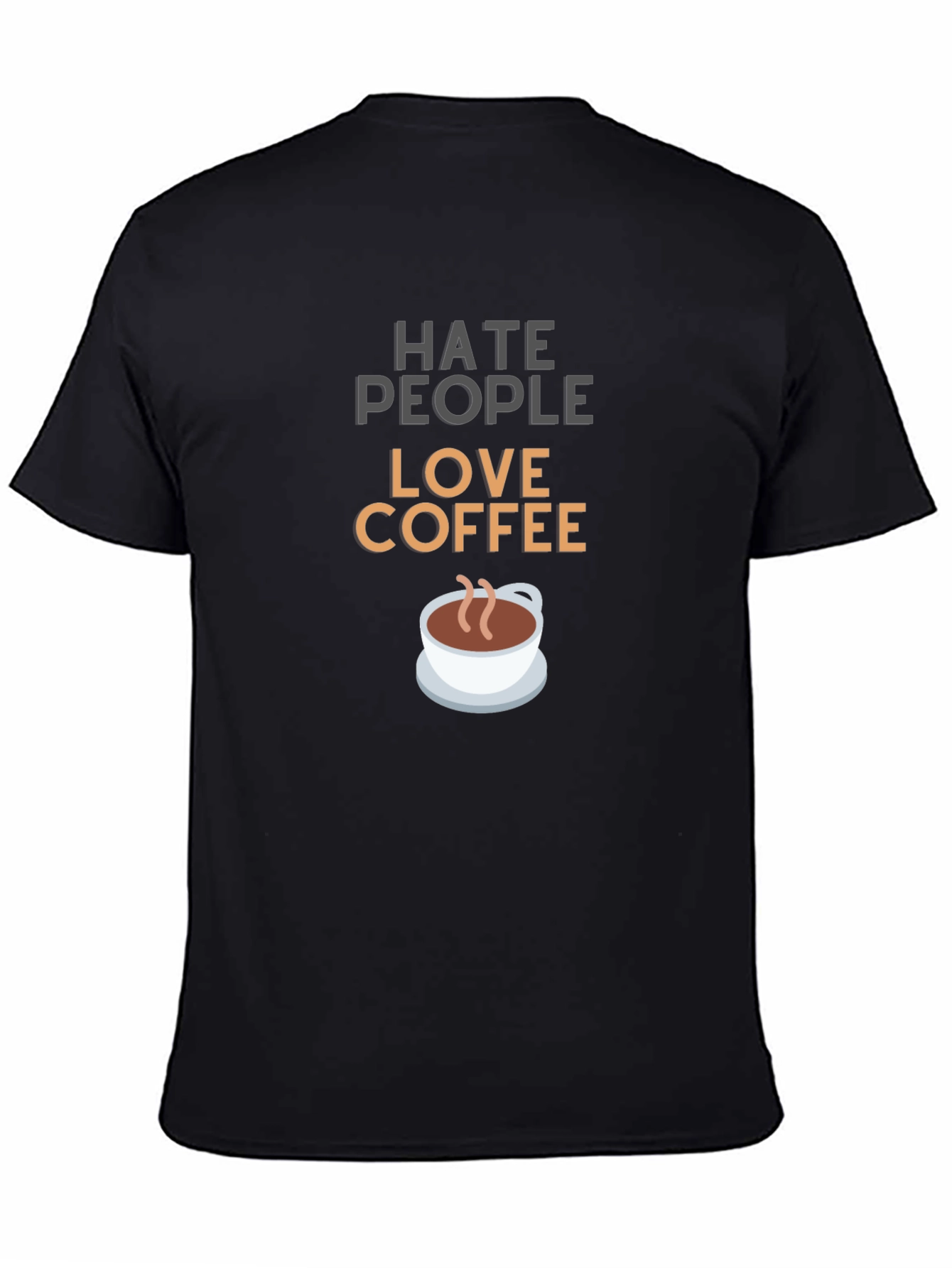 Hate People Love Coffee Graphic T-Shirt