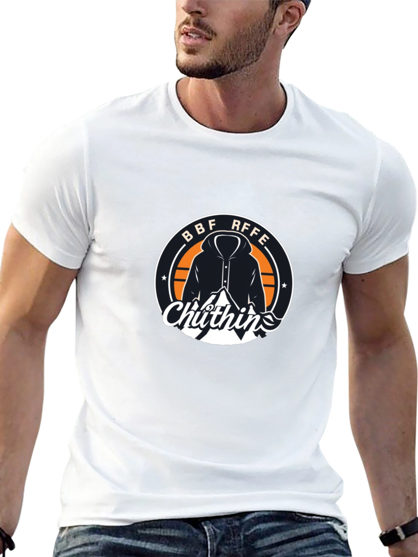 BFF ARFFE Chuthins Black T-Shirt - Stylish Graphic Tee