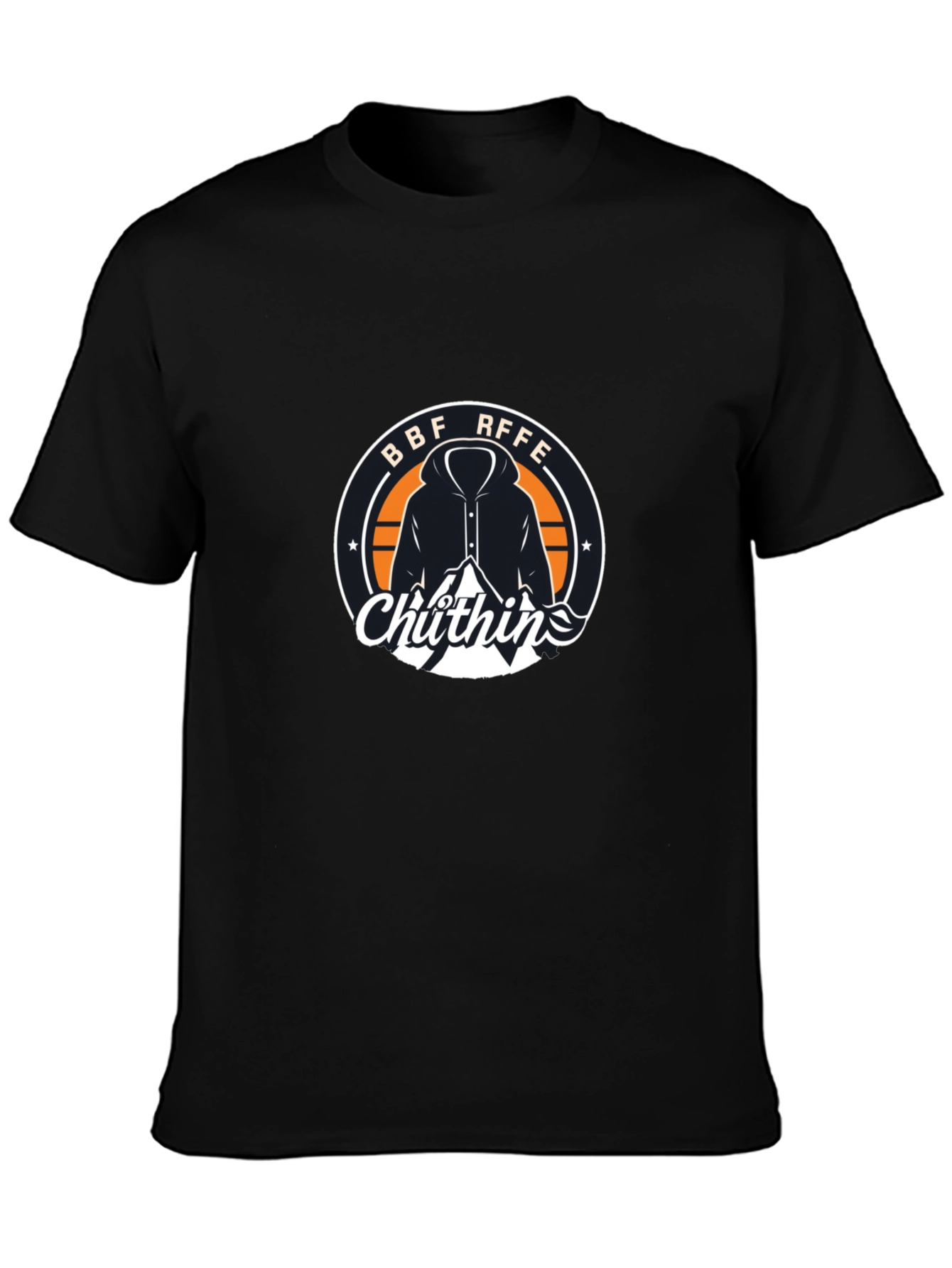 BFF ARFFE Chuthins Black T-Shirt - Stylish Graphic Tee