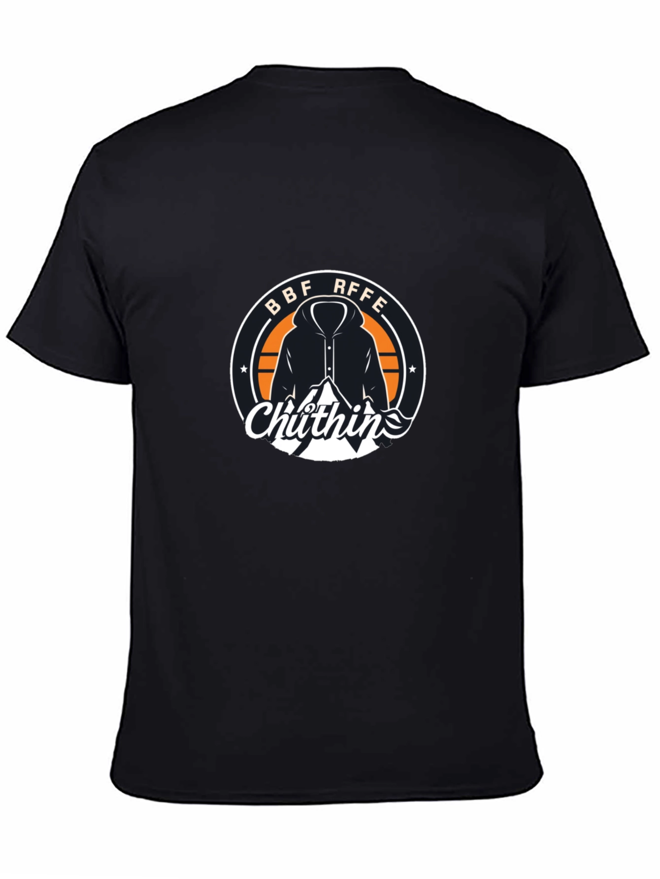 BFF ARFFE Chuthins Black T-Shirt - Stylish Graphic Tee