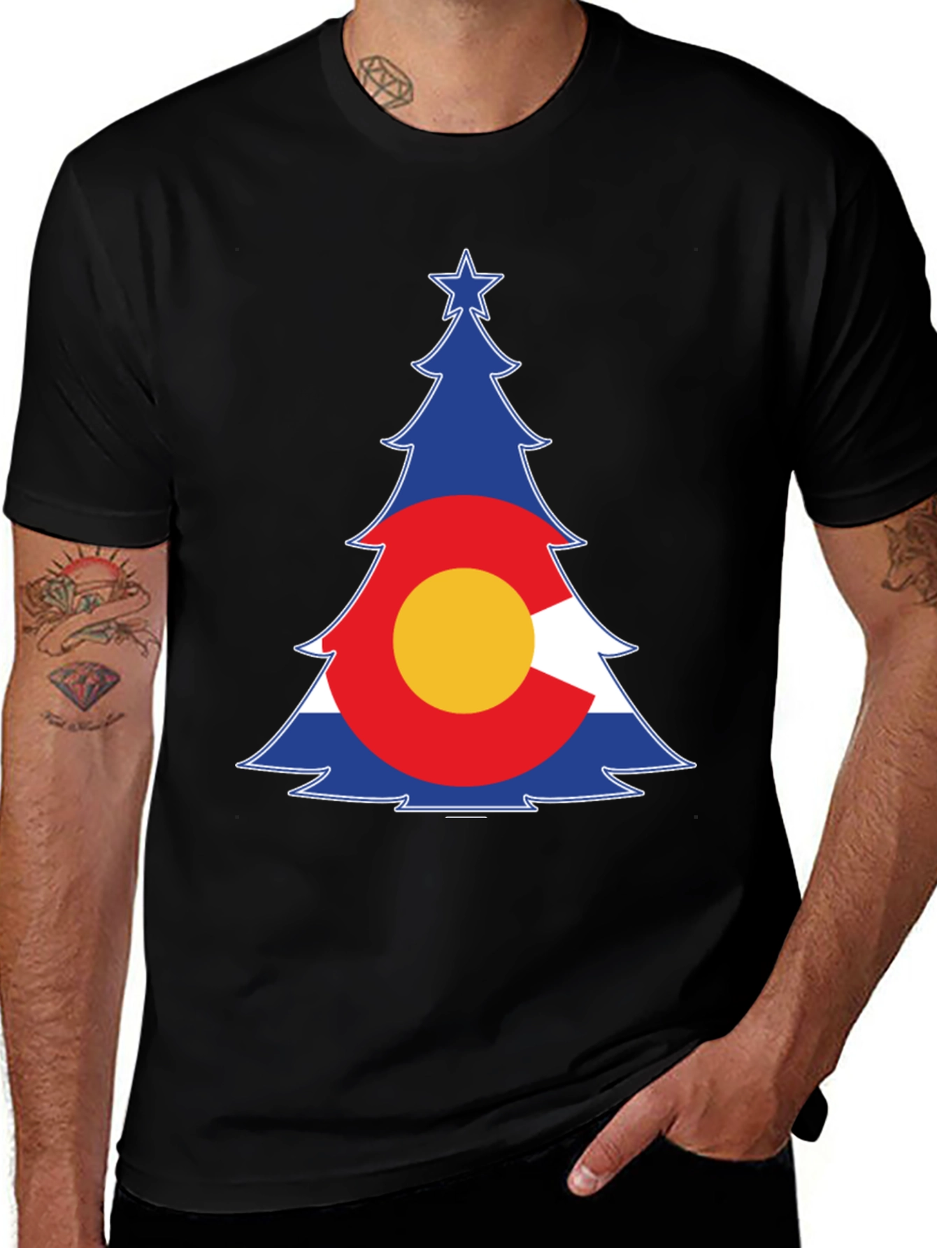 Colorado Christmas Tree T-Shirt