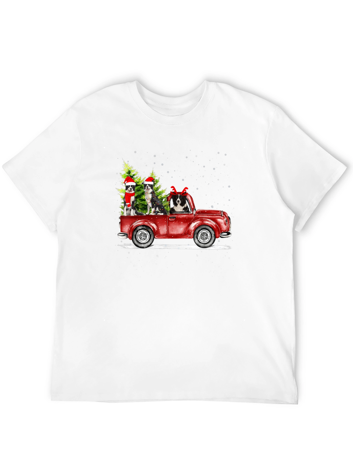 Holiday Dogs in Truck T-Shirt