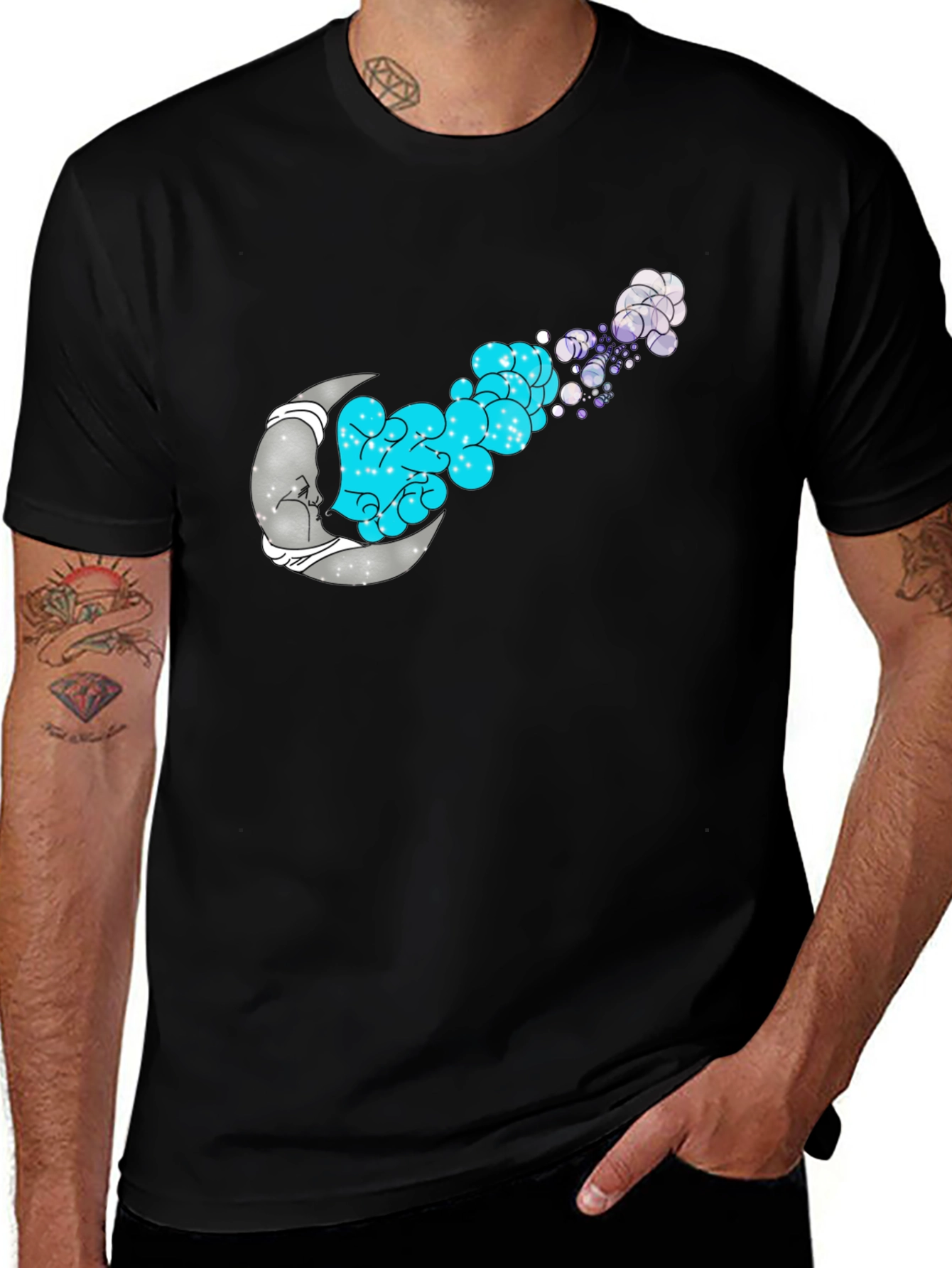 Dreamy Moon T-Shirt - Unique Graphic Tee