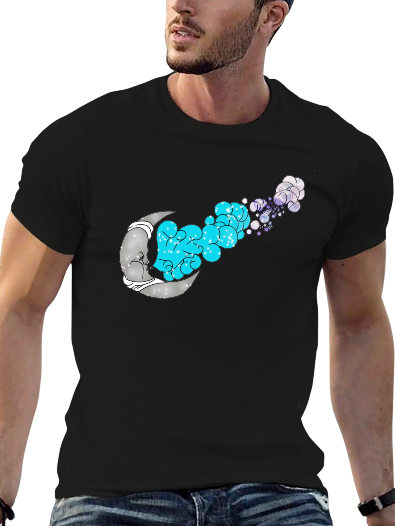 Dreamy Moon T-Shirt - Unique Graphic Tee