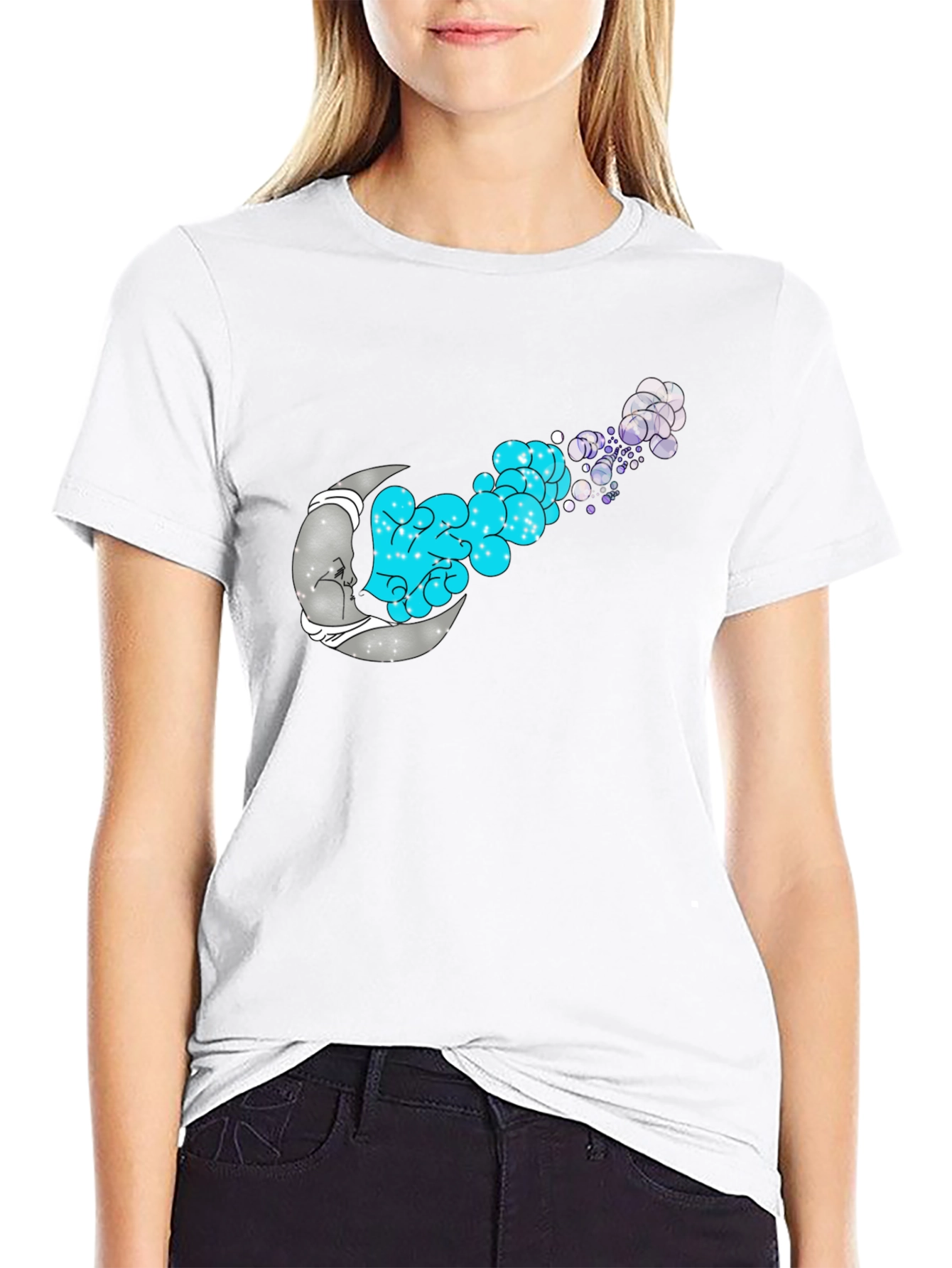 Dreamy Moon T-Shirt - Unique Graphic Tee
