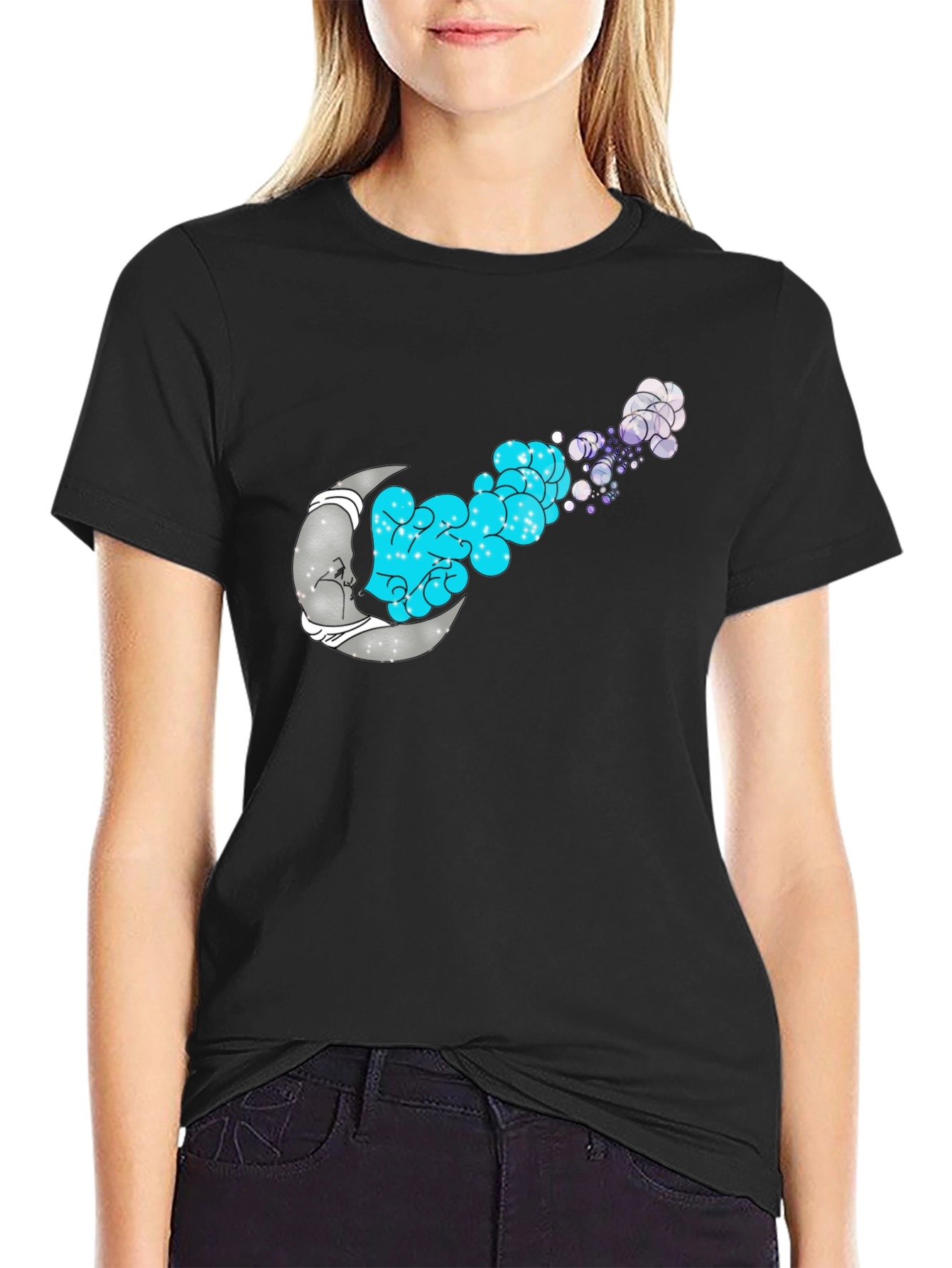Dreamy Moon T-Shirt - Unique Graphic Tee