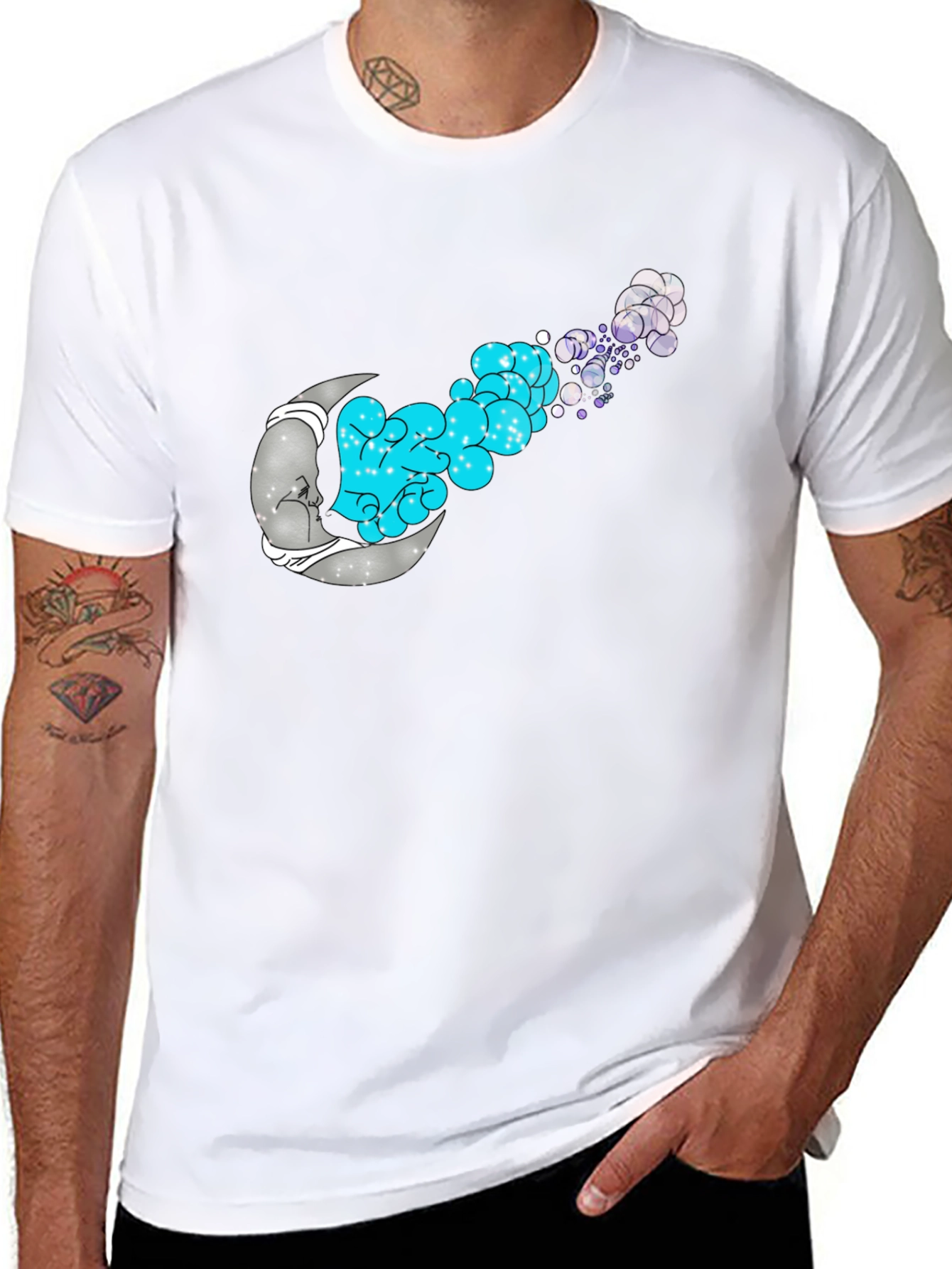 Dreamy Moon T-Shirt - Unique Graphic Tee