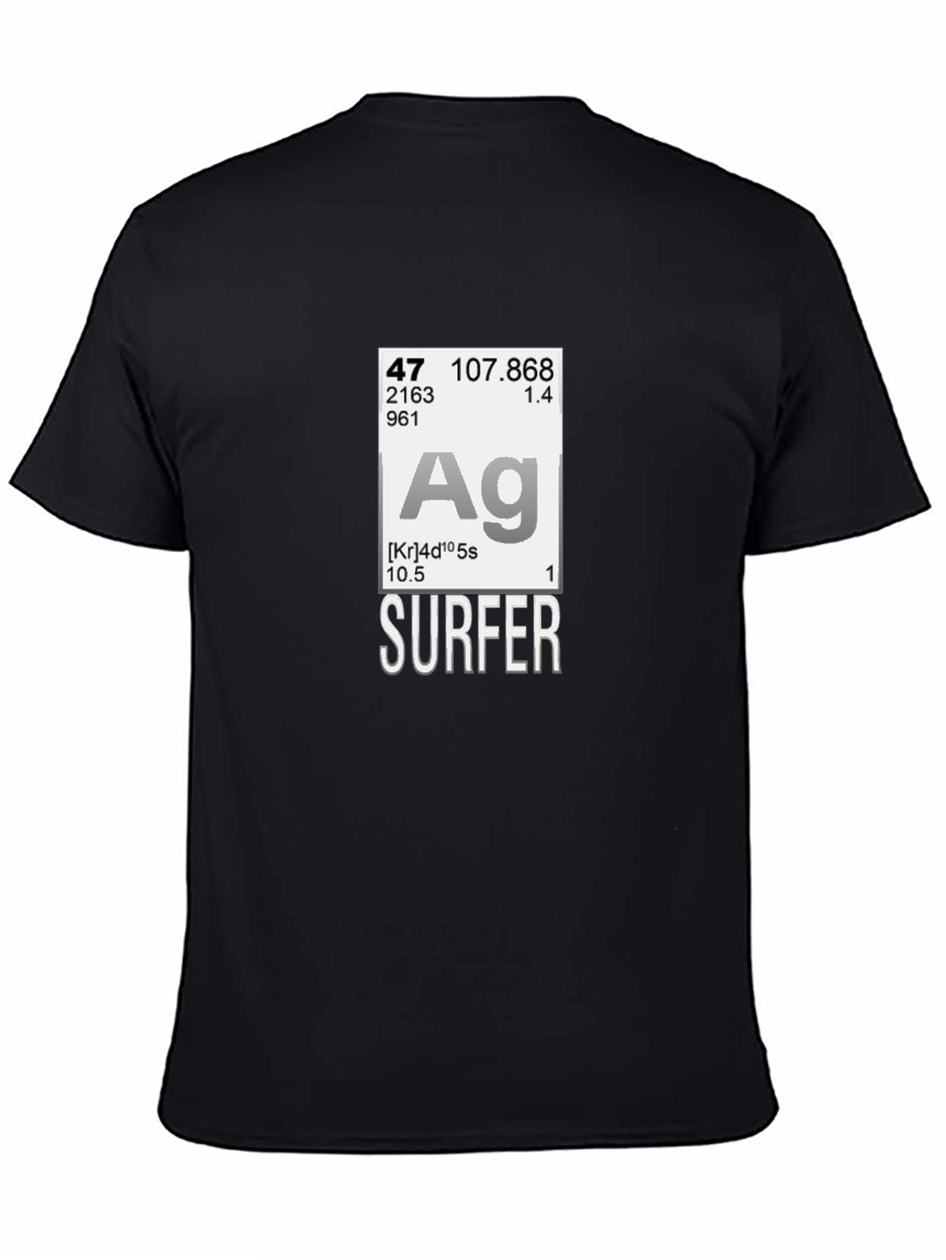Surfer Periodic Table T-Shirt - Chemistry Element Style