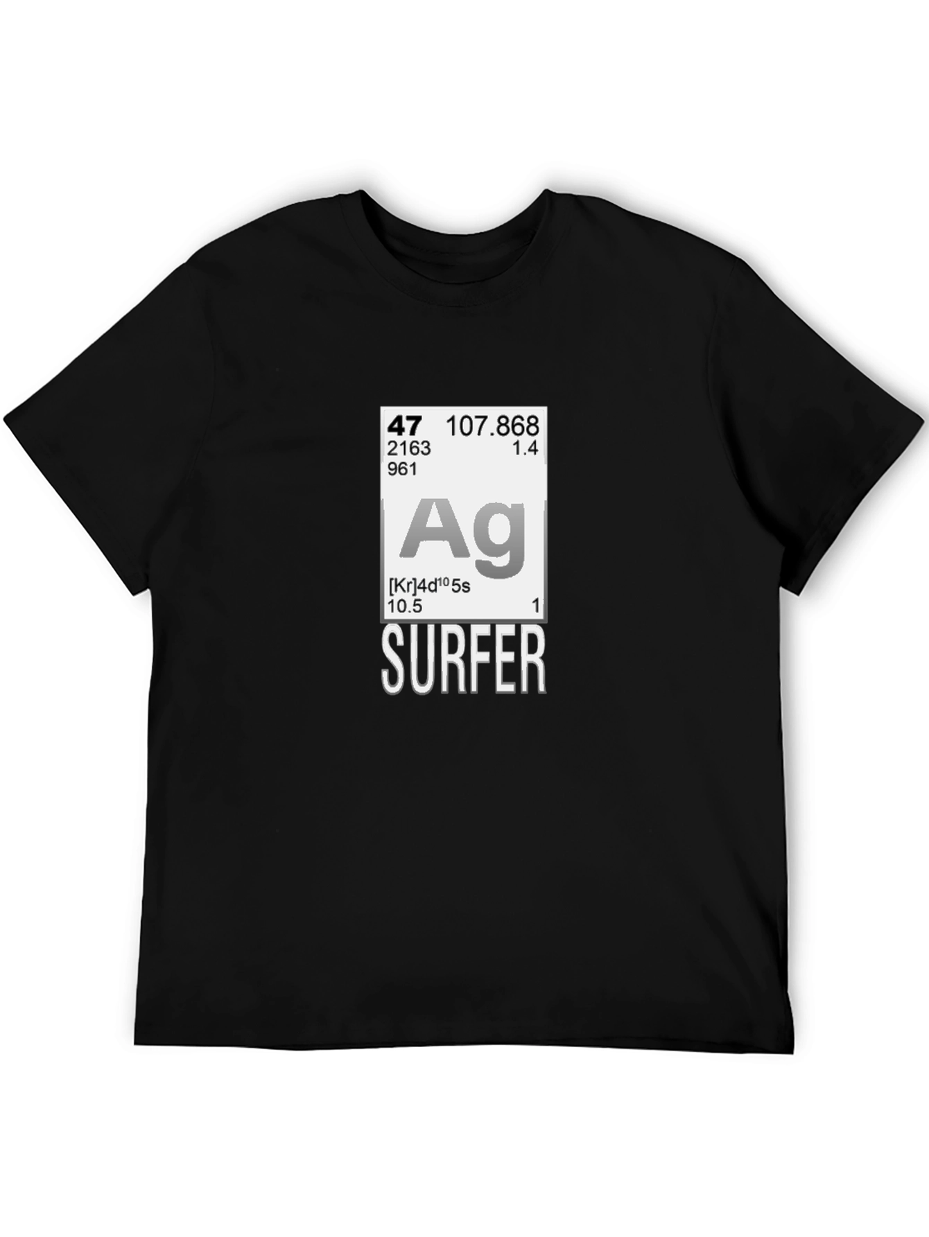Surfer Periodic Table T-Shirt - Chemistry Element Style