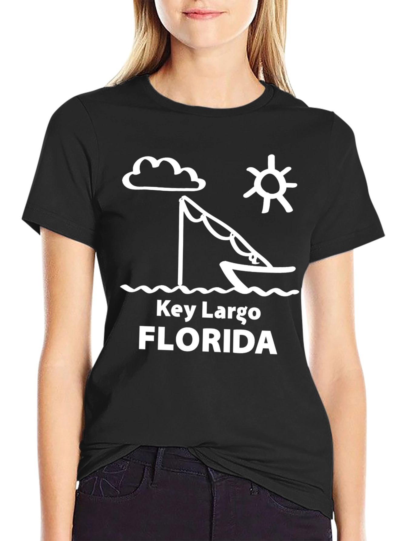Key Largo Florida Fishing T-Shirt