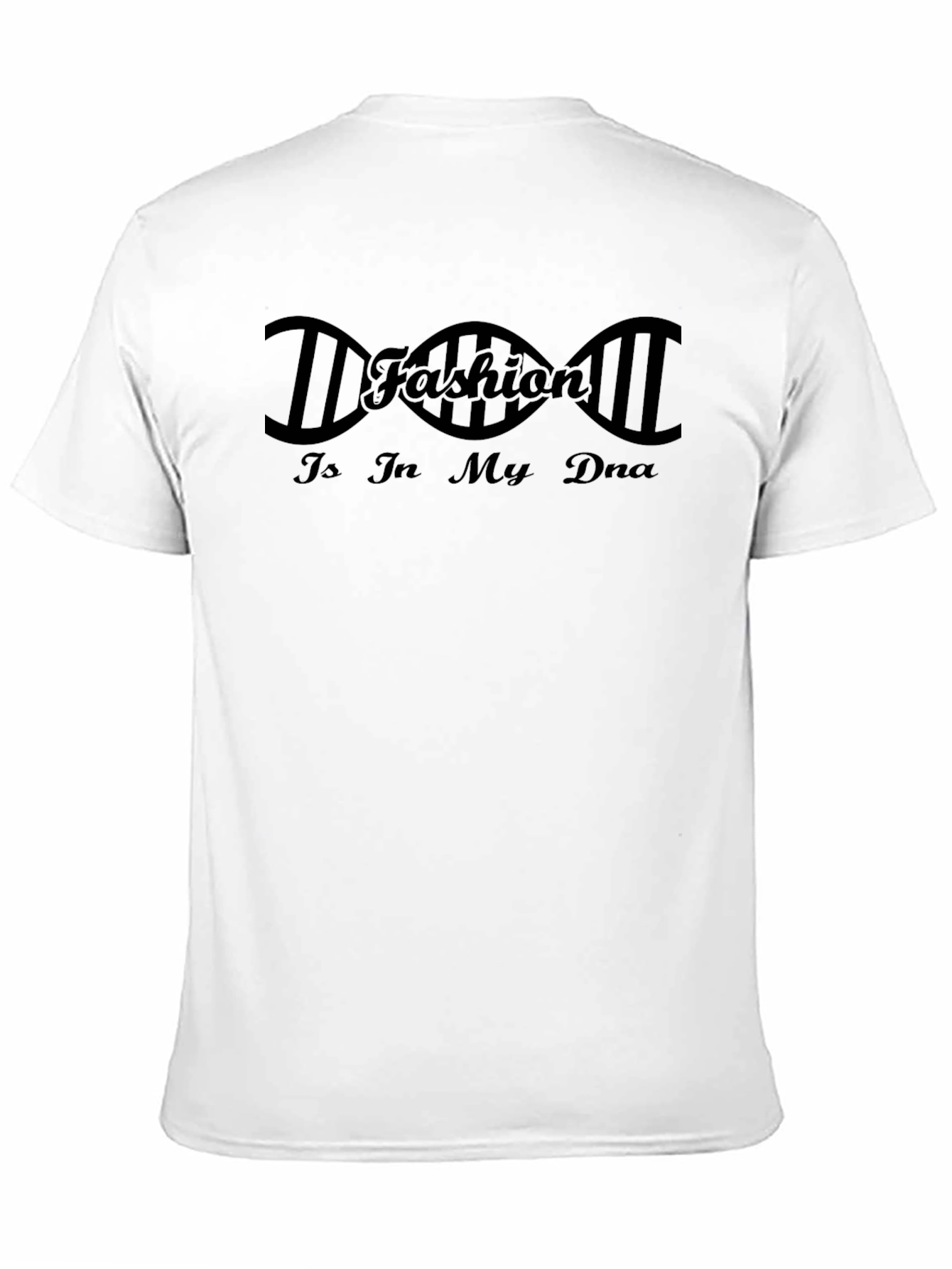 Fashion is in My DNA Black T-Shirt