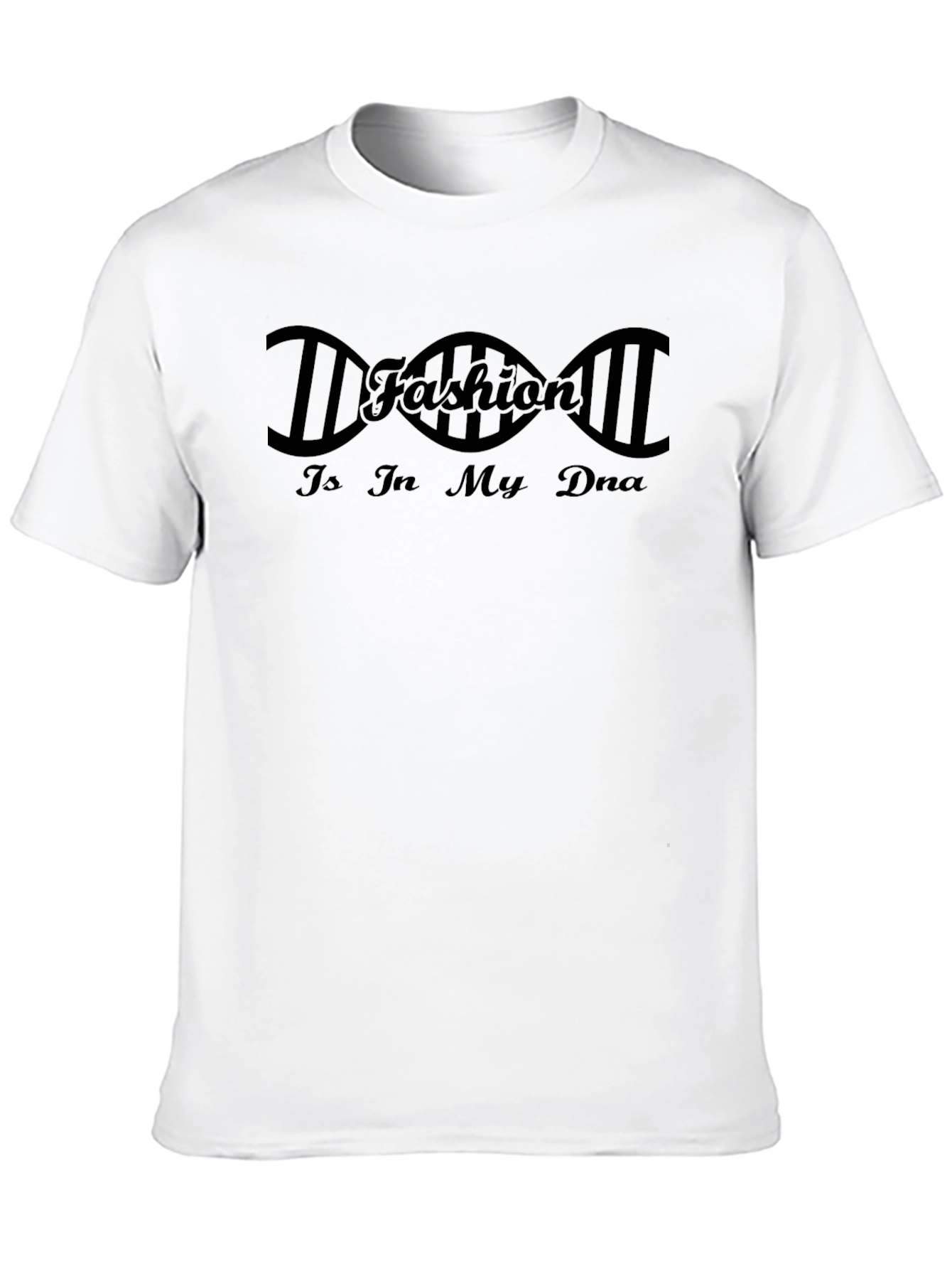 Fashion is in My DNA Black T-Shirt