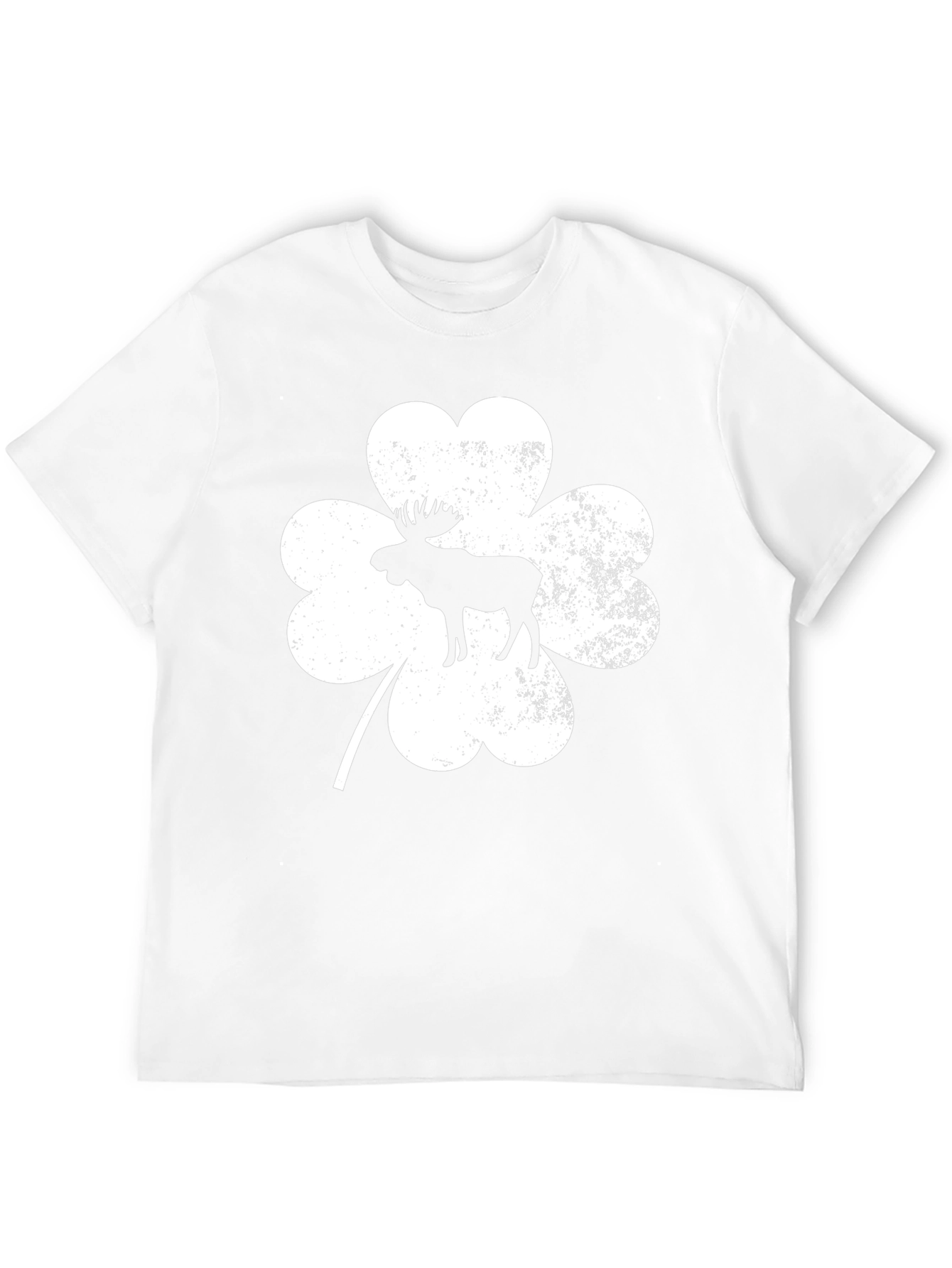 Moose Shamrock Graphic T-Shirt - St. Patricks Day Tee