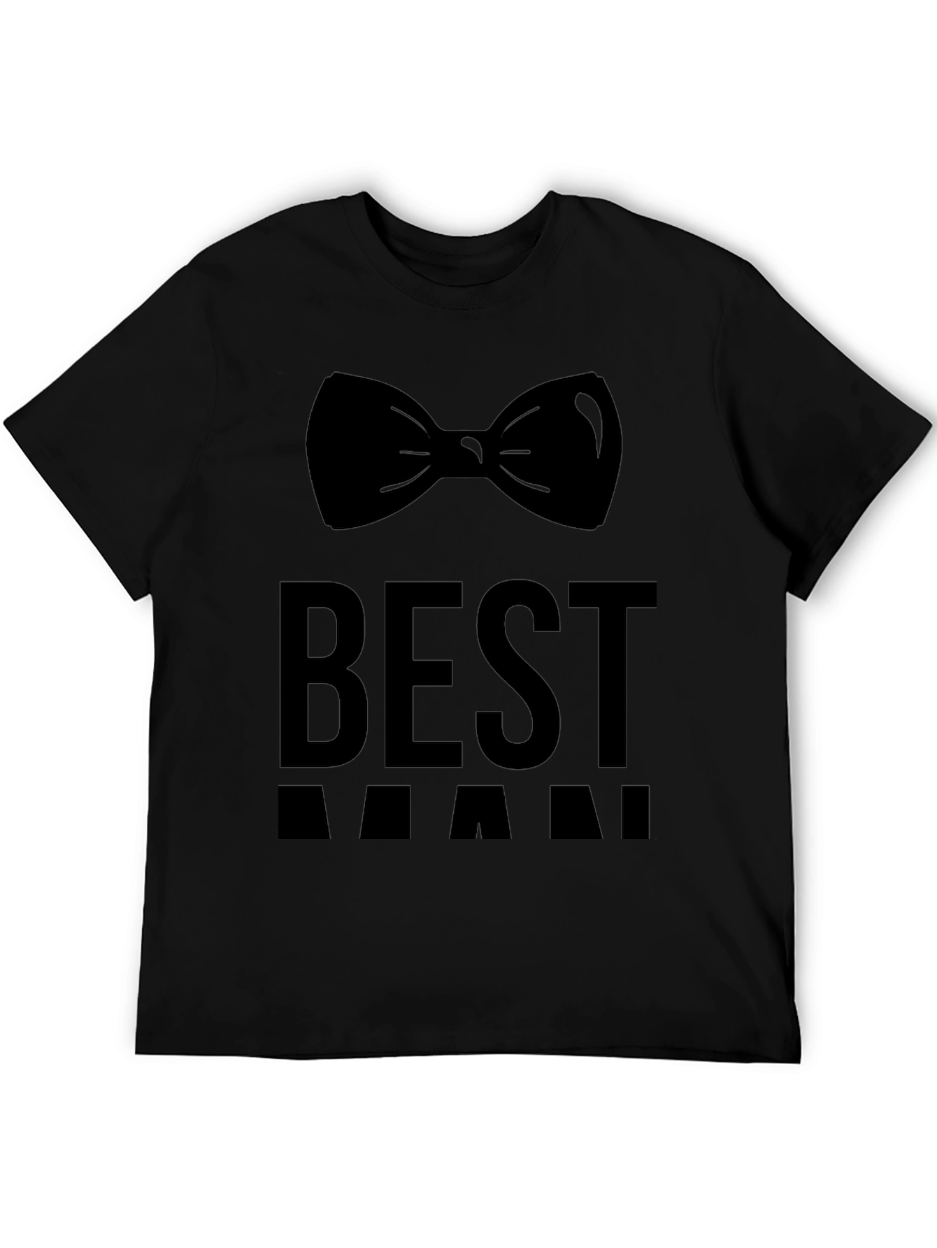 Best Man Bowtie T-Shirt - Groom Wedding Party