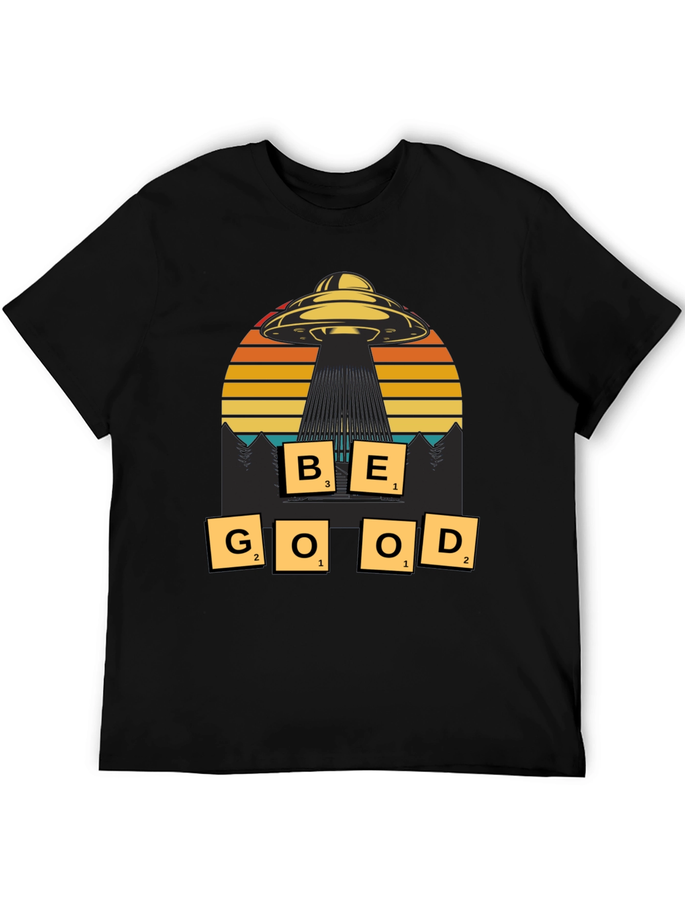Be Good UFO Graphic T-Shirt - Sci-Fi Inspired Tee