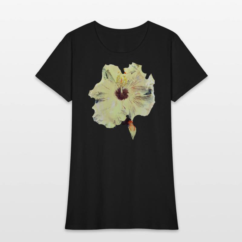 Yellow Flower, Primitive, Folk, Minimalist Art