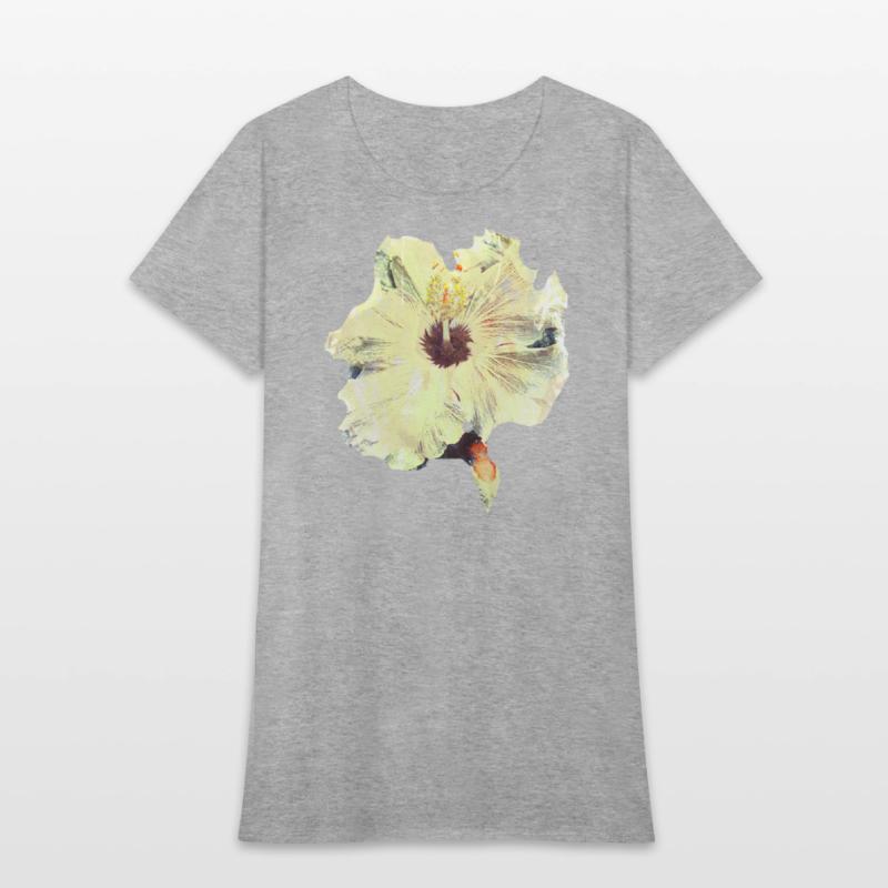 Yellow Flower, Primitive, Folk, Minimalist Art