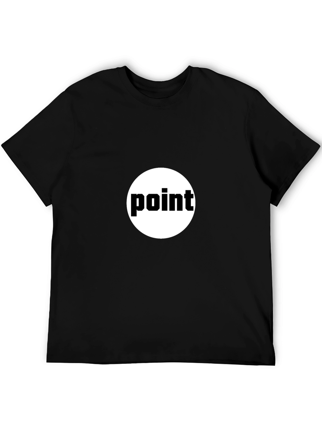 Point Graphic Black T-Shirt