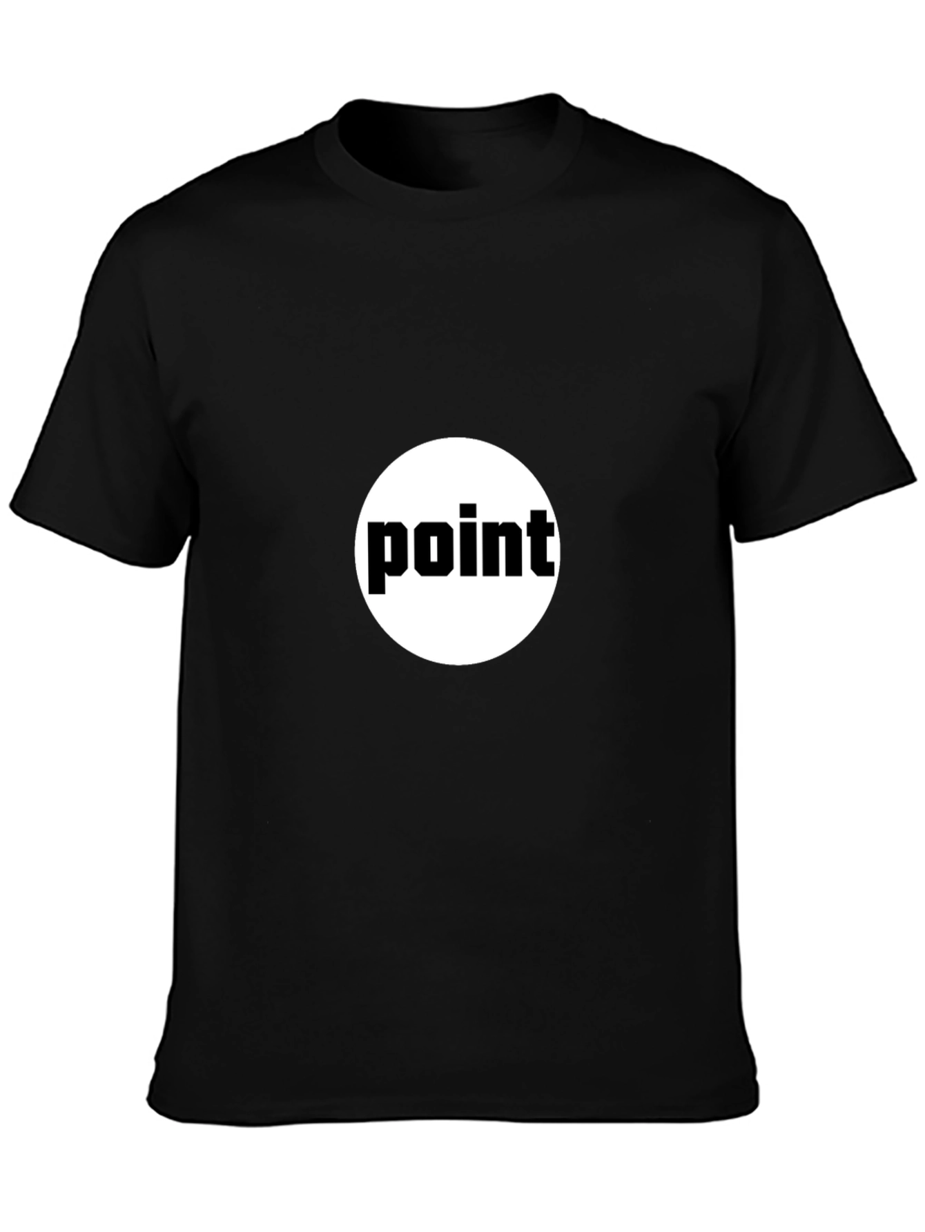 Point Graphic Black T-Shirt