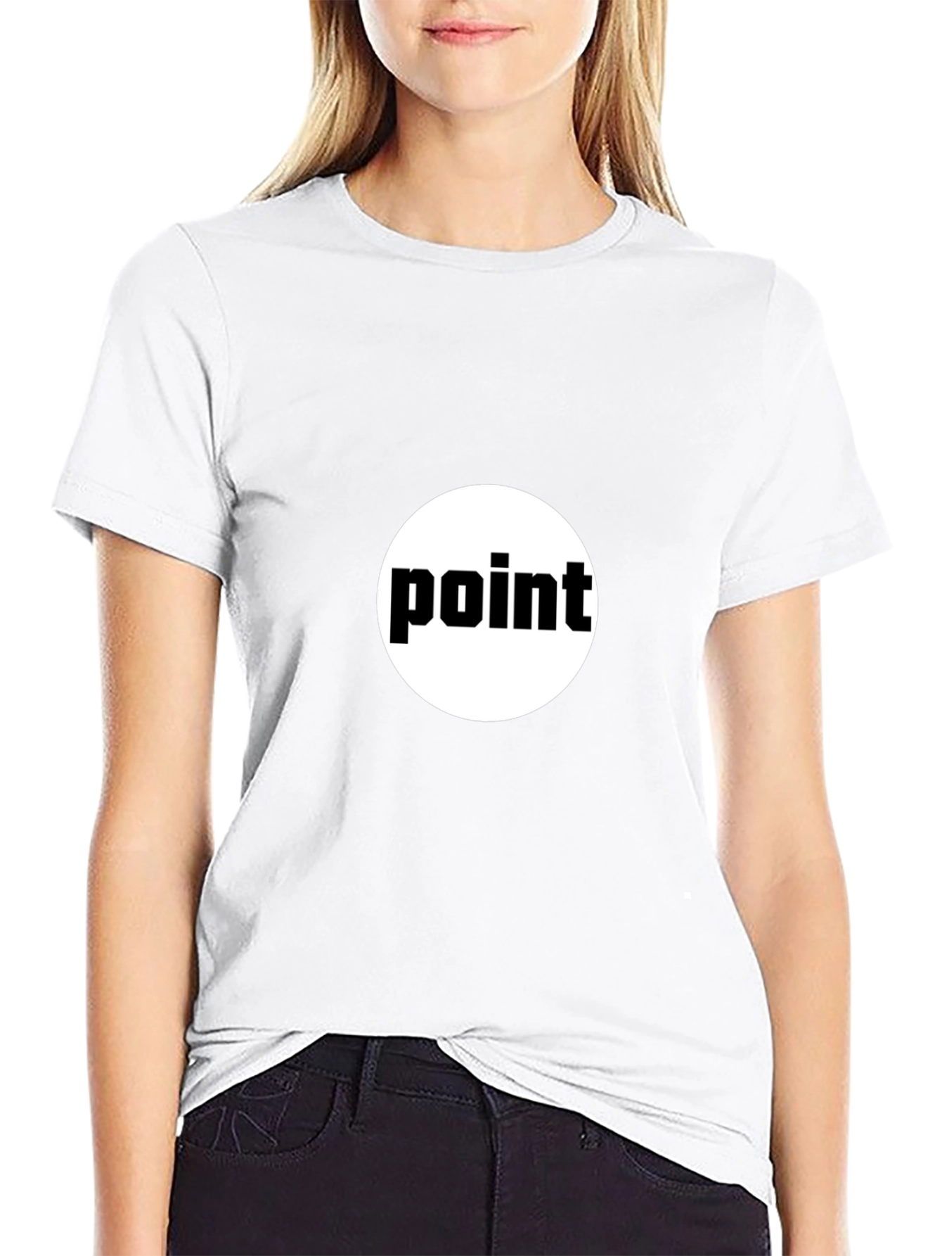 Point Graphic Black T-Shirt
