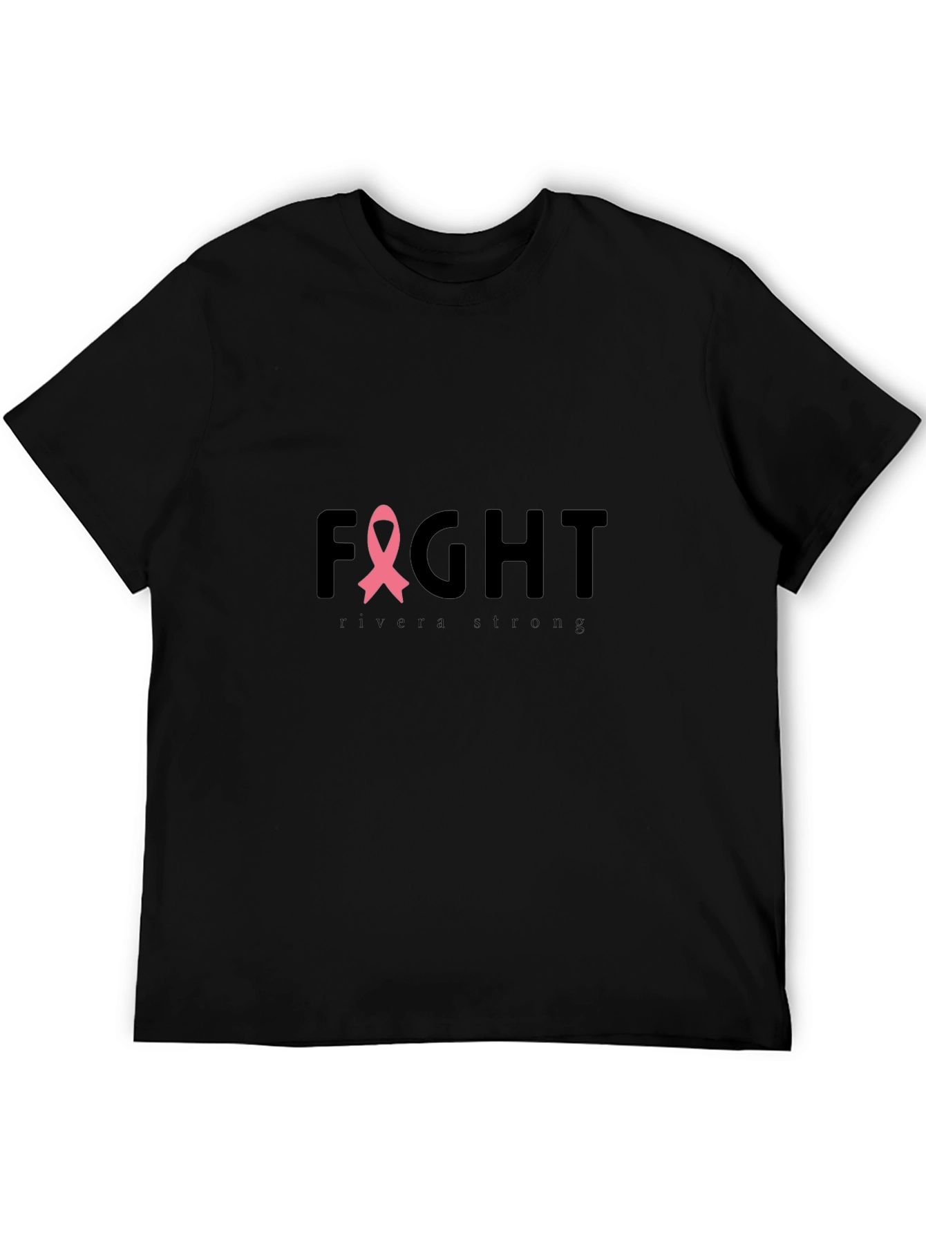 Fight Breast Cancer T-Shirt Rivera Strong Black