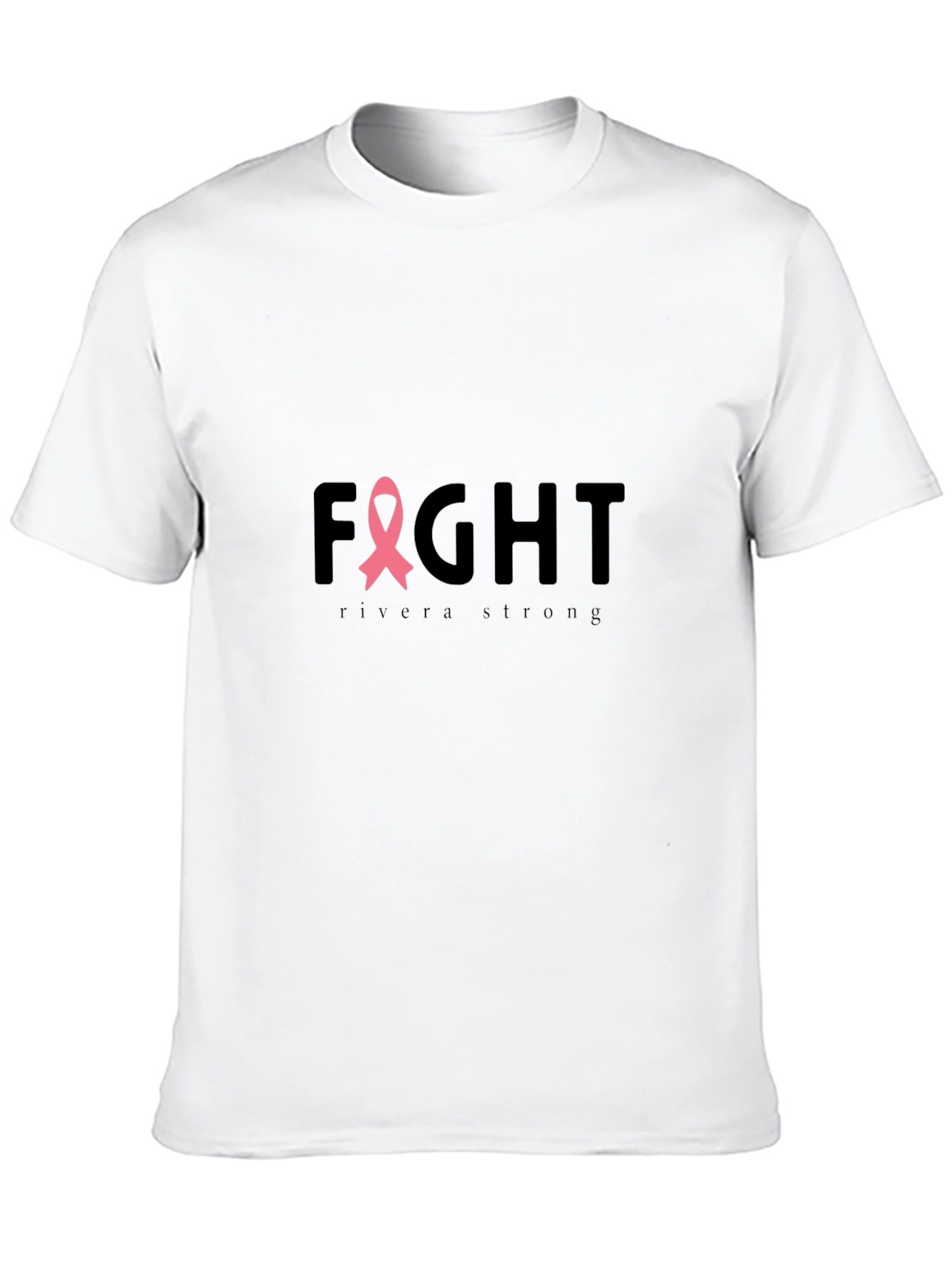 Fight Breast Cancer T-Shirt Rivera Strong Black