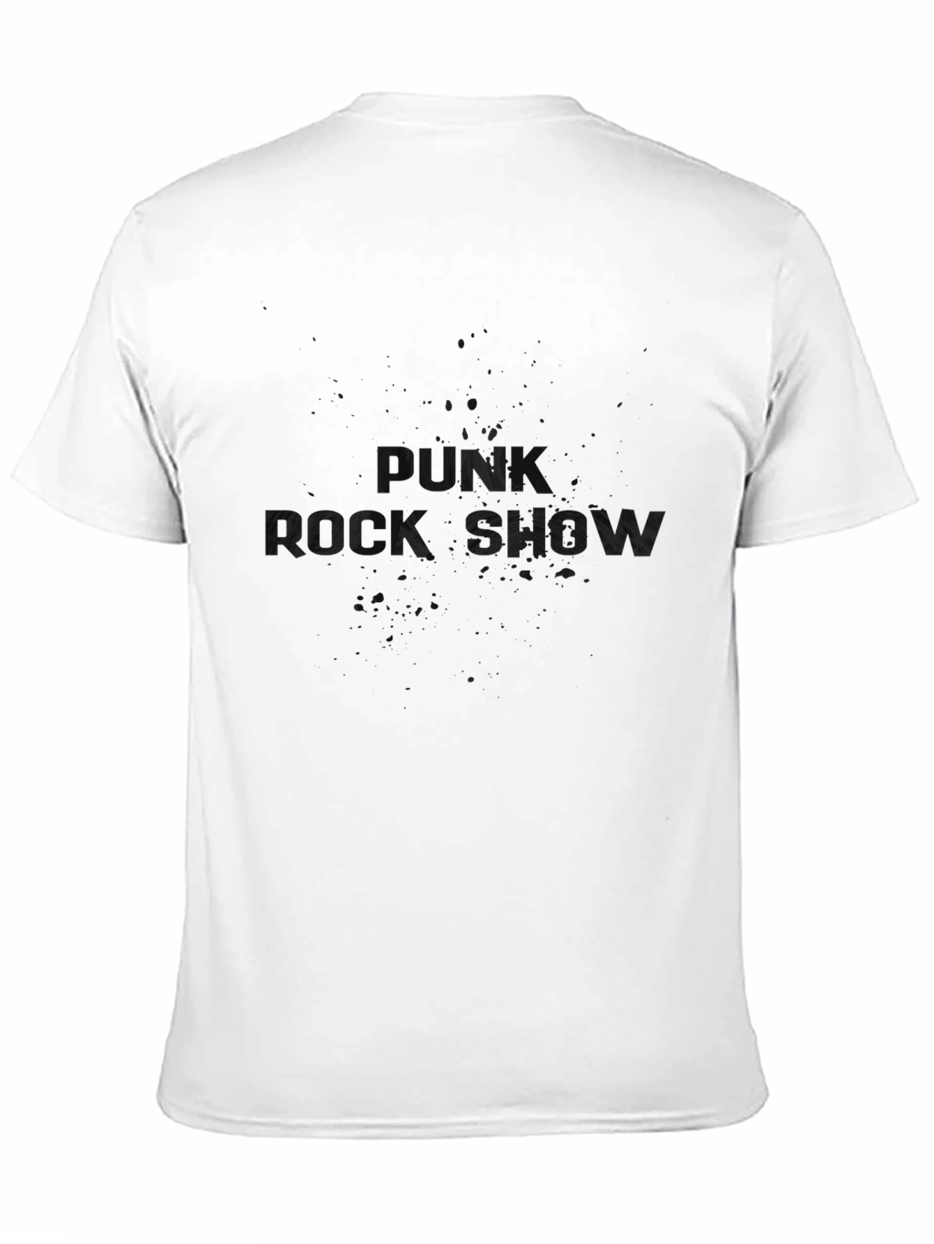 Mens Black Graphic T-Shirt - Rock Show