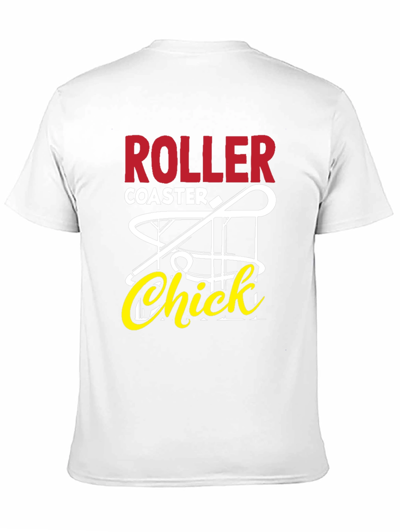 Roller Coaster Chick Graphic T-Shirt