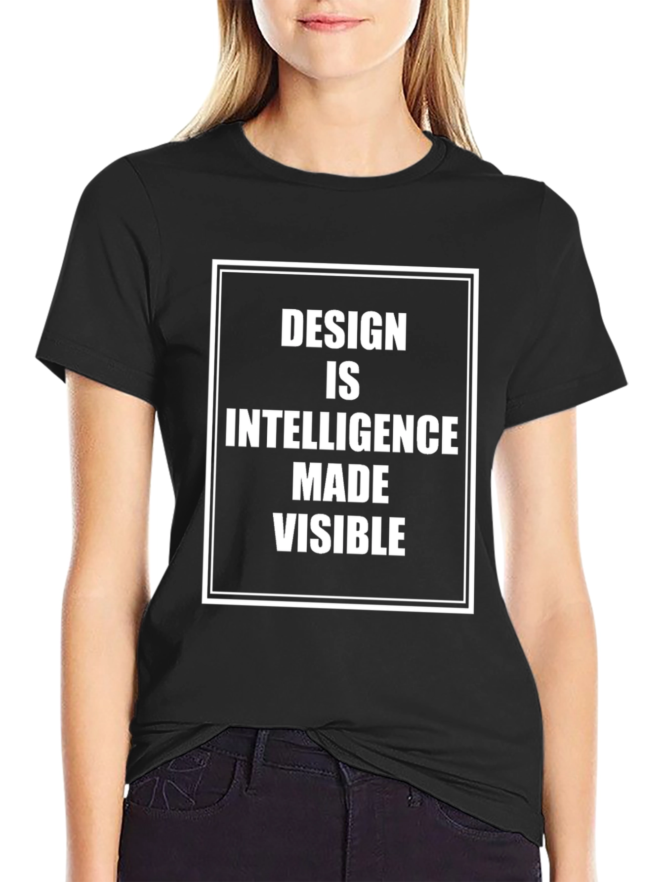Design Intelligence Black Graphic Tee
