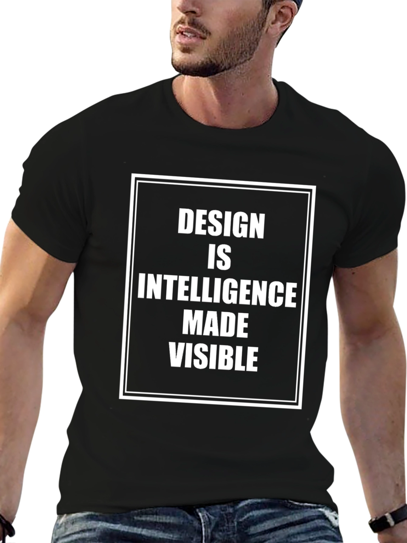 Design Intelligence Black Graphic Tee