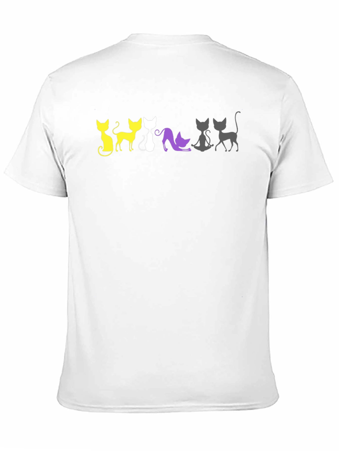 Non-Binary Pride Cats T-Shirt