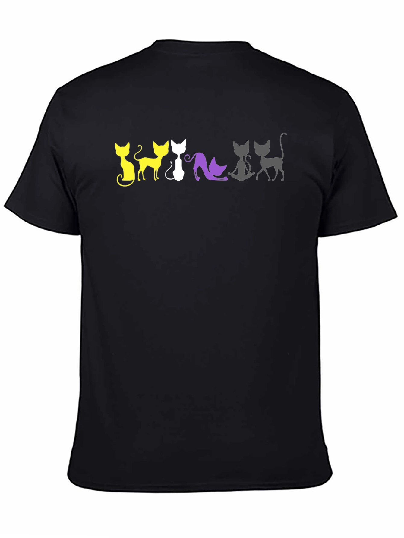 Non-Binary Pride Cats T-Shirt