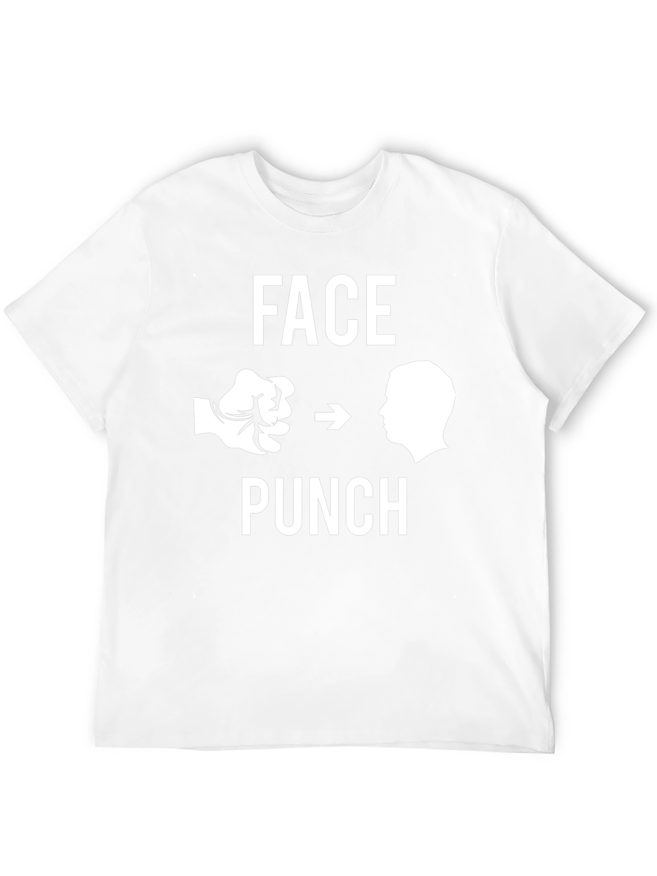 Face Punch Graphic T-Shirt - Black Humor Tee