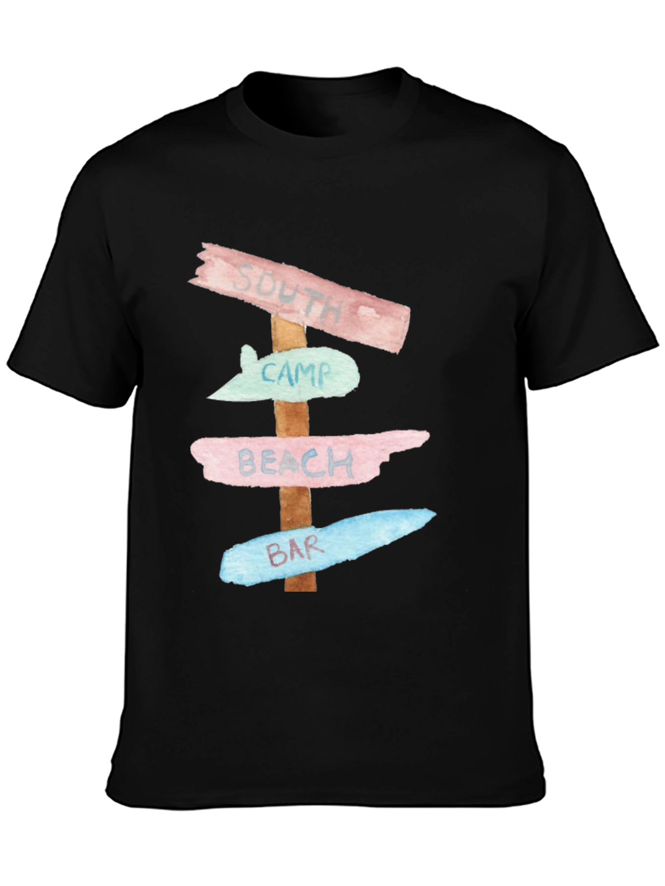 South Camp Beach Bar Signpost T-Shirt