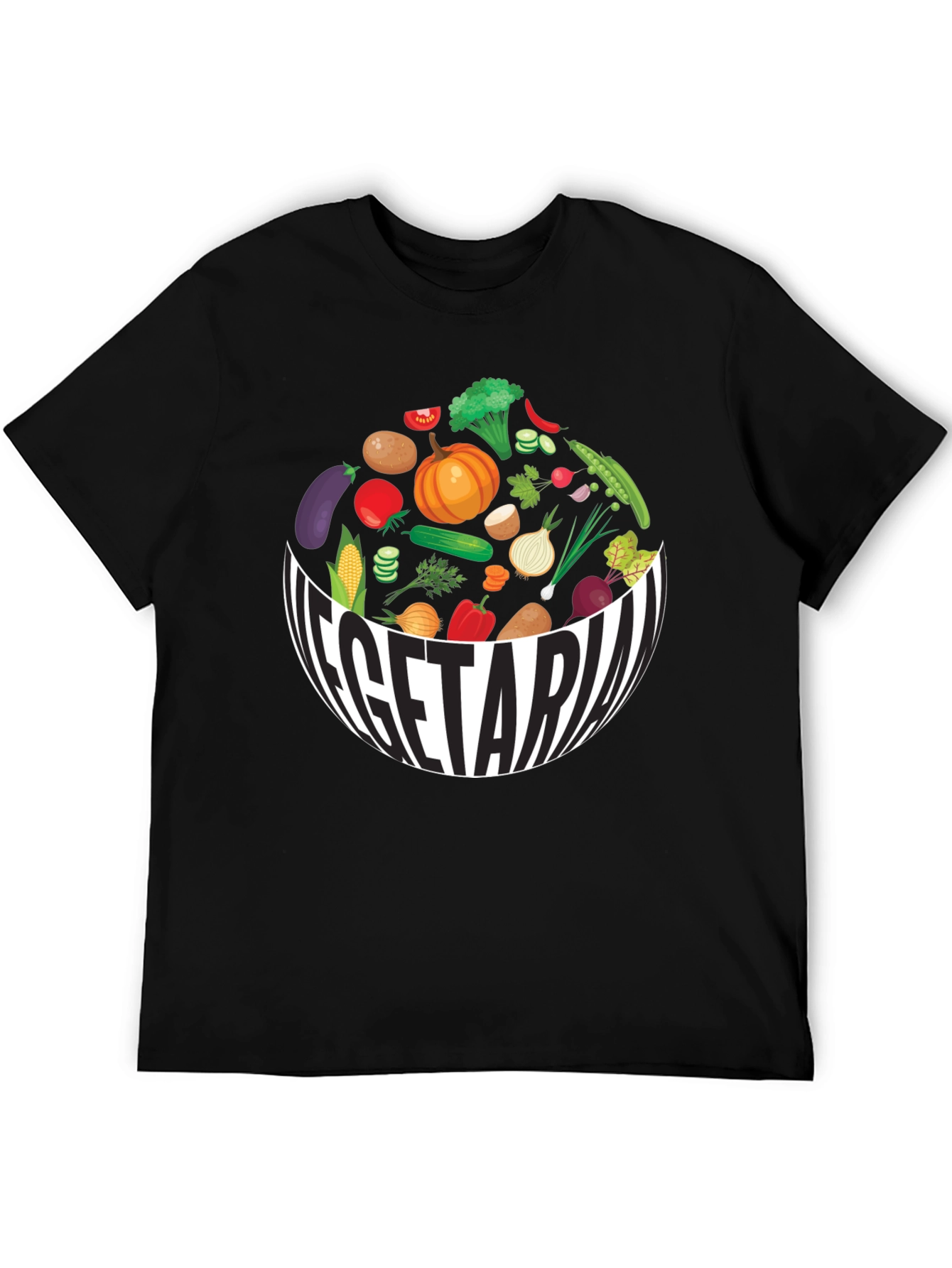 Vegetarian Bowl T-Shirt - Fresh & Fun!