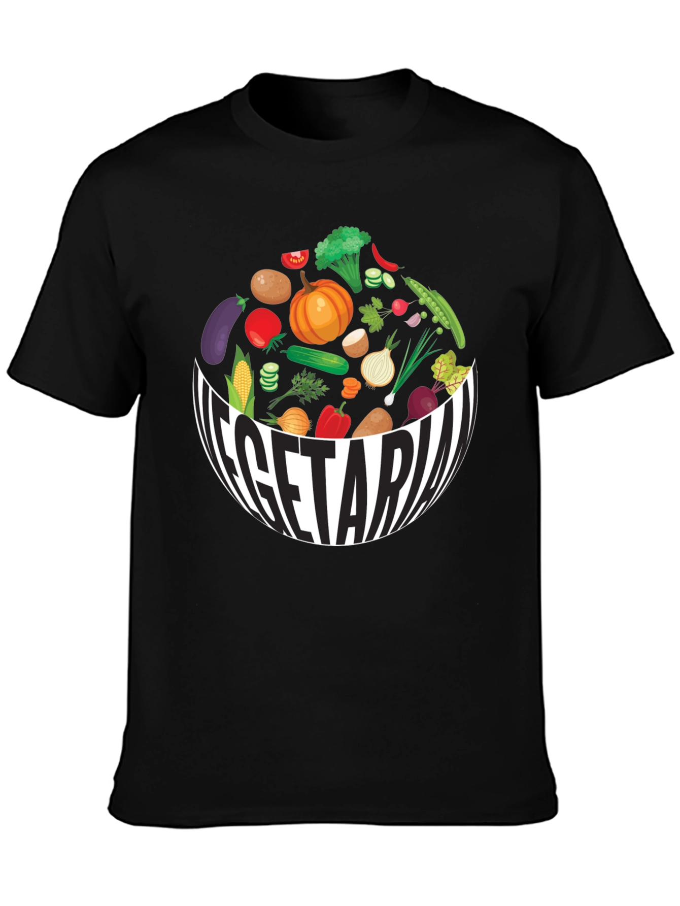 Vegetarian Bowl T-Shirt - Fresh & Fun!