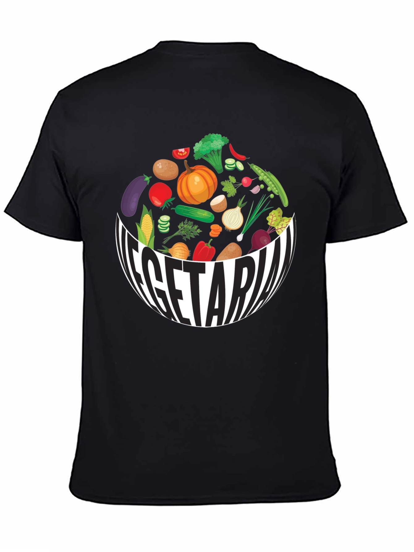 Vegetarian Bowl T-Shirt - Fresh & Fun!