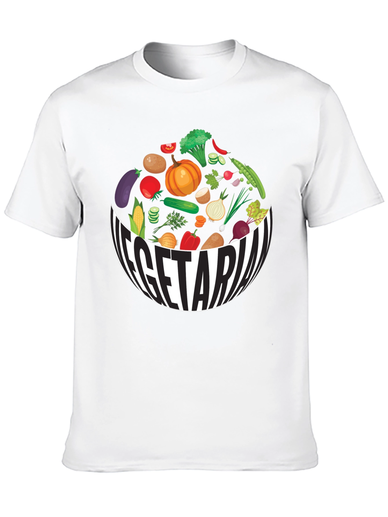 Vegetarian Bowl T-Shirt - Fresh & Fun!
