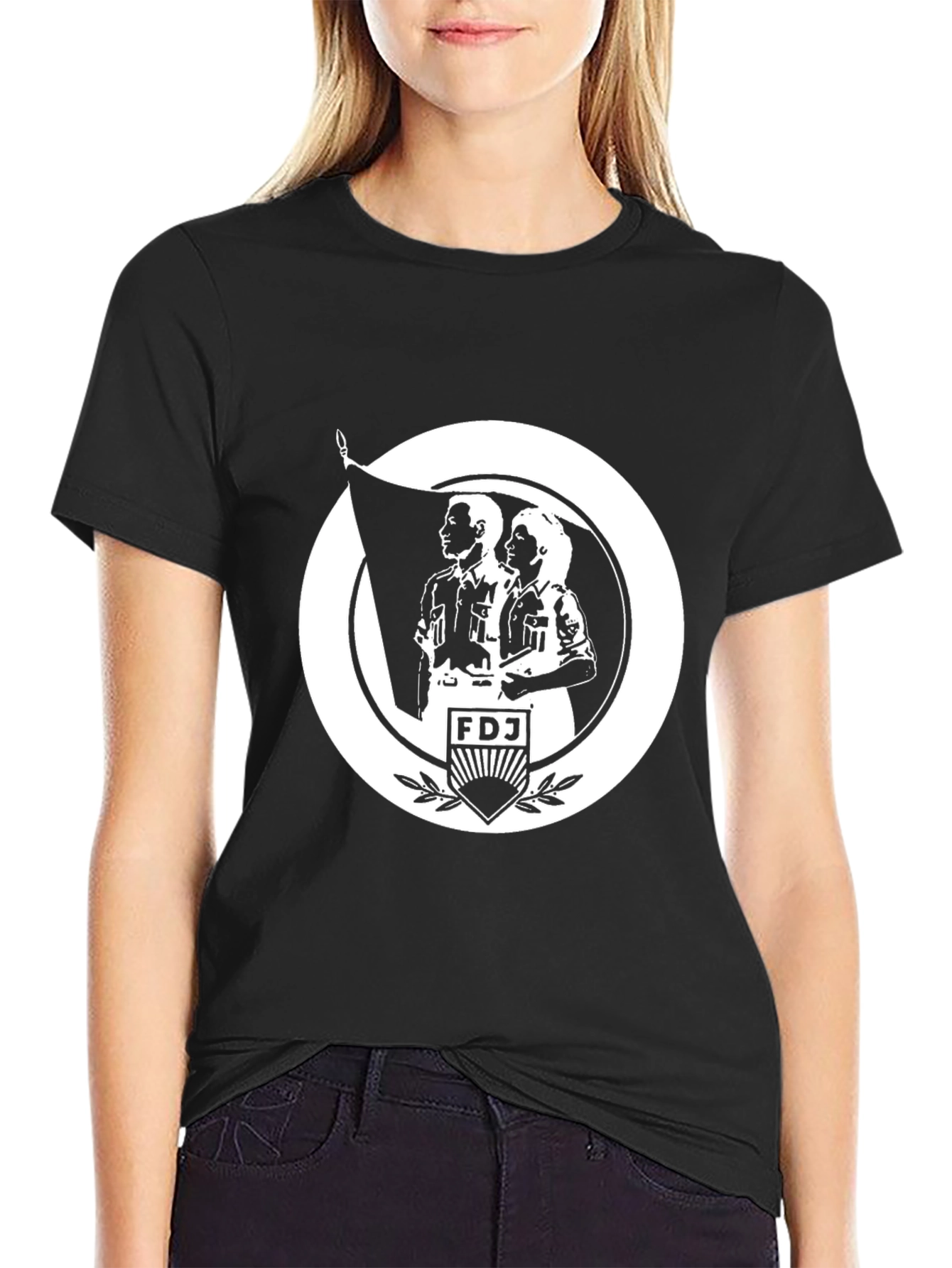 Black FDJ Graphic T-Shirt