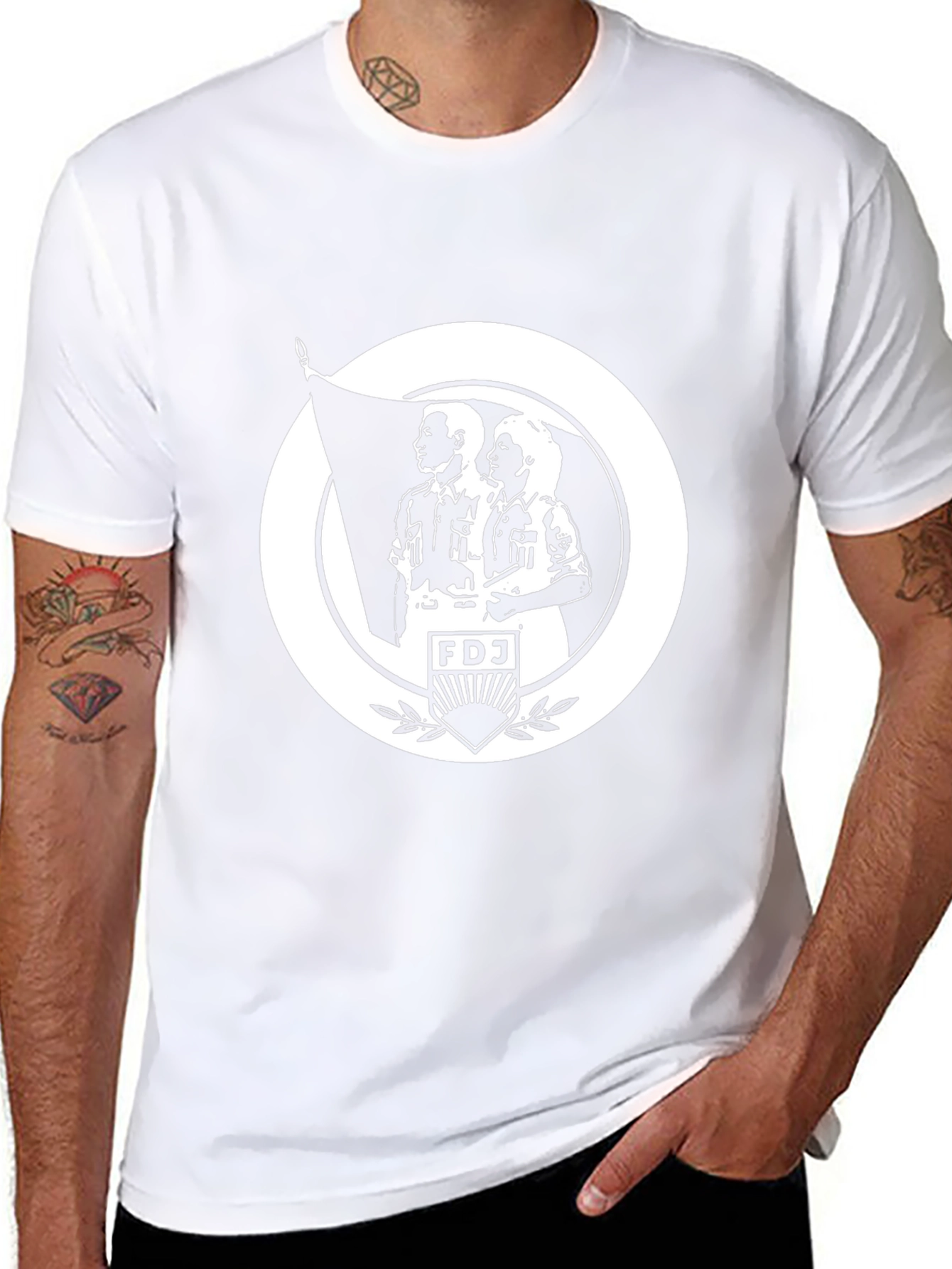 Black FDJ Graphic T-Shirt