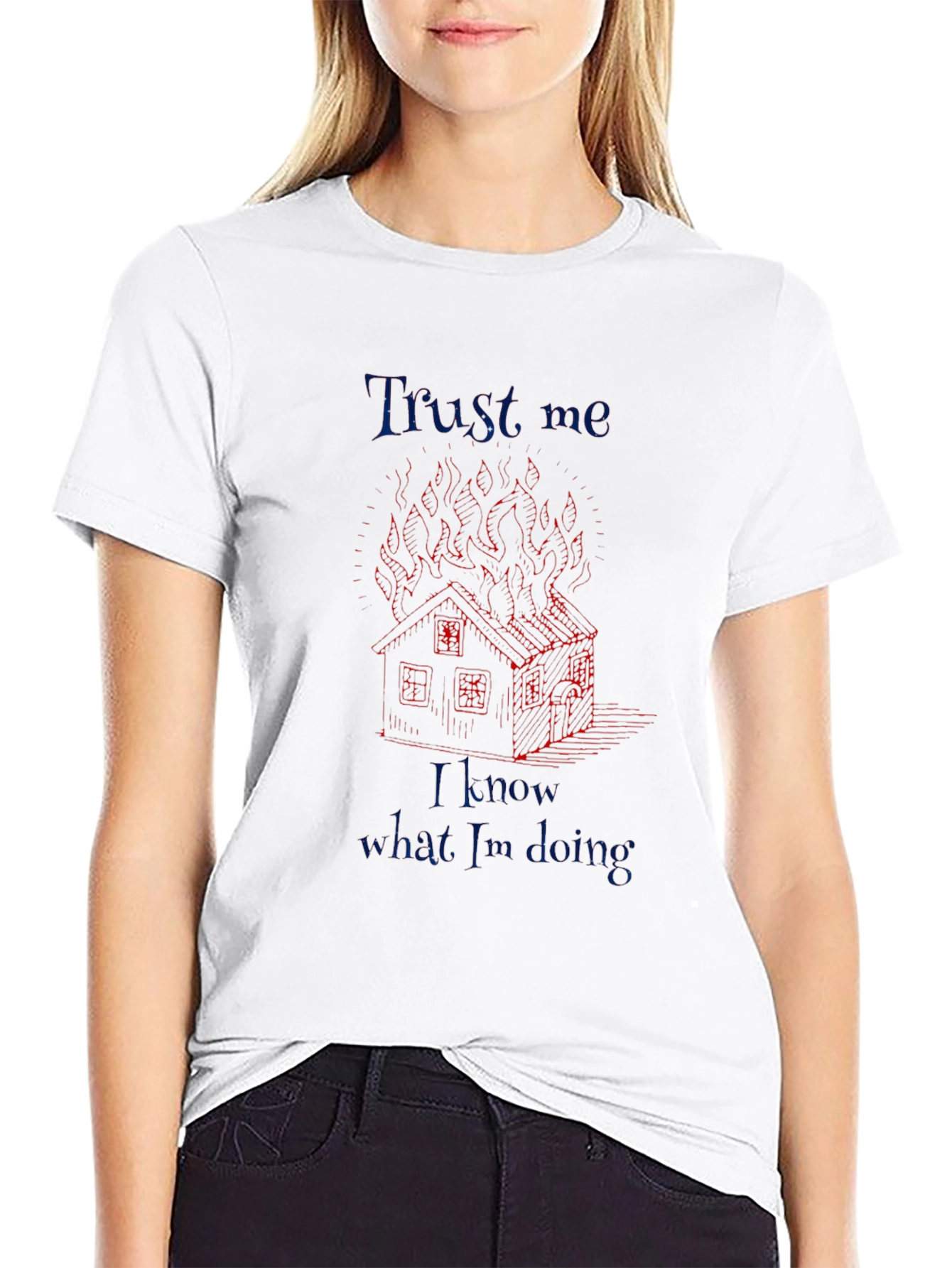 Trust Me Tee - House Fire Design