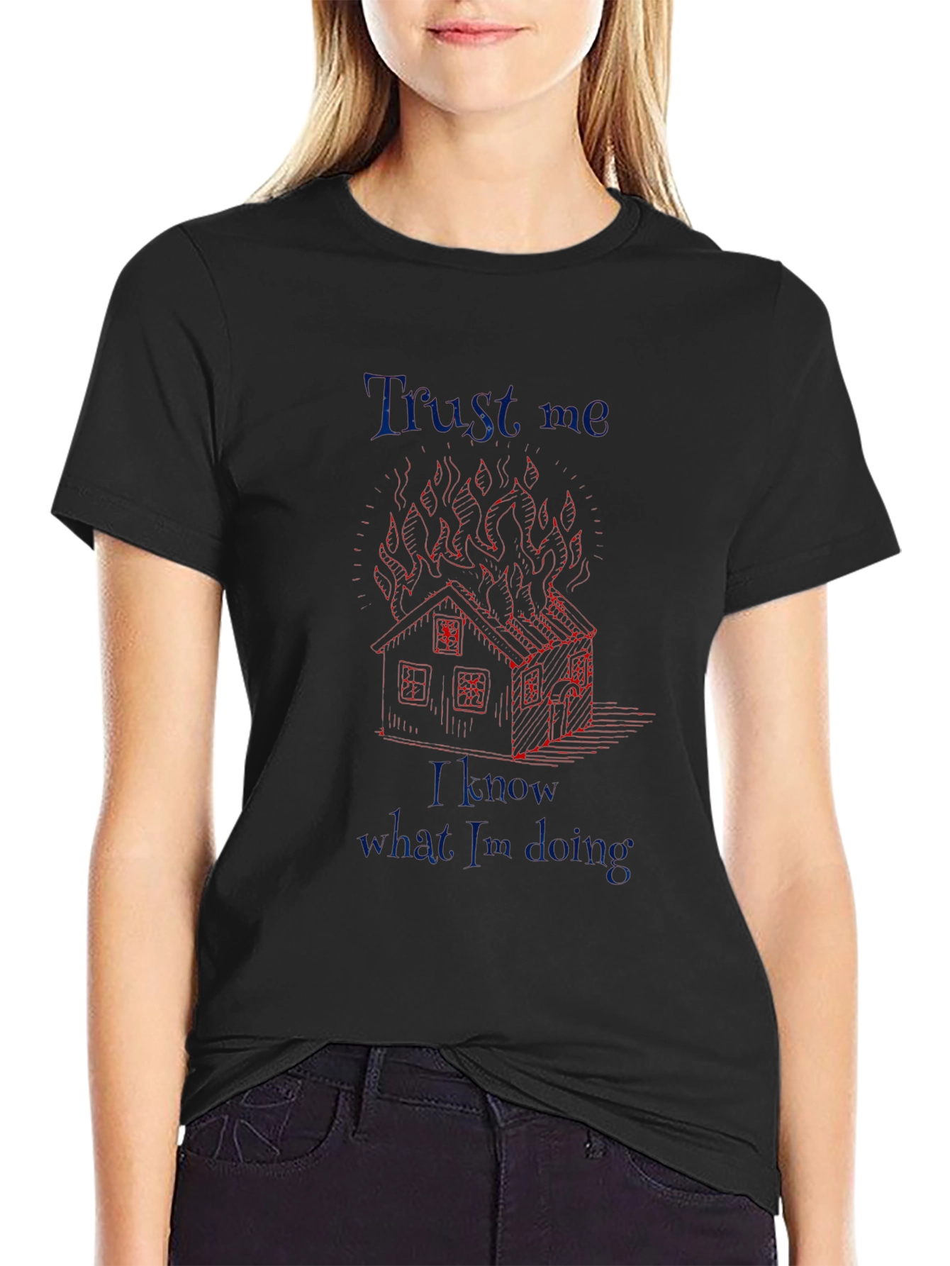Trust Me Tee - House Fire Design