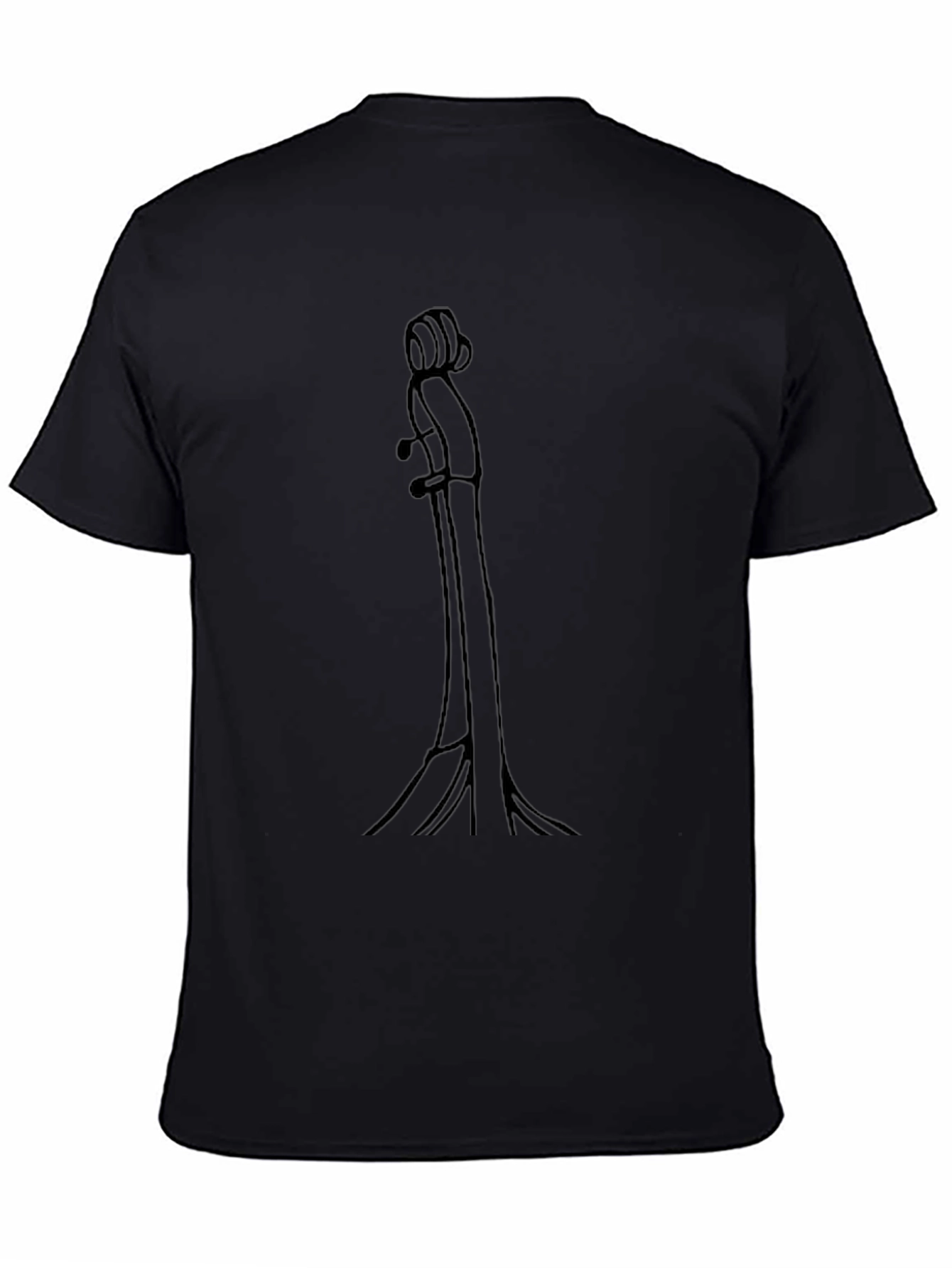 Music Lovers Cello T-Shirt - Black