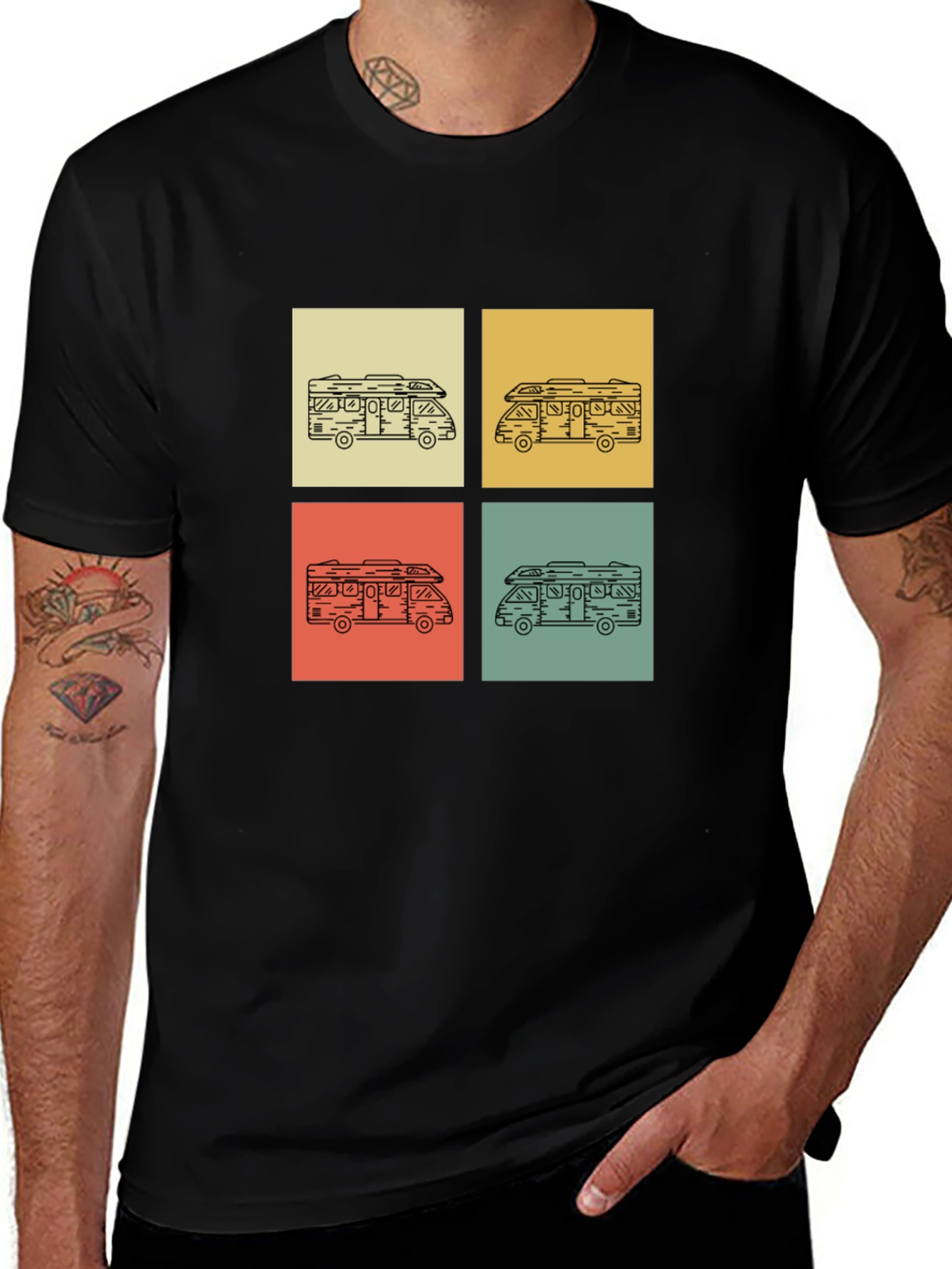Retro Camper Van T-Shirt
